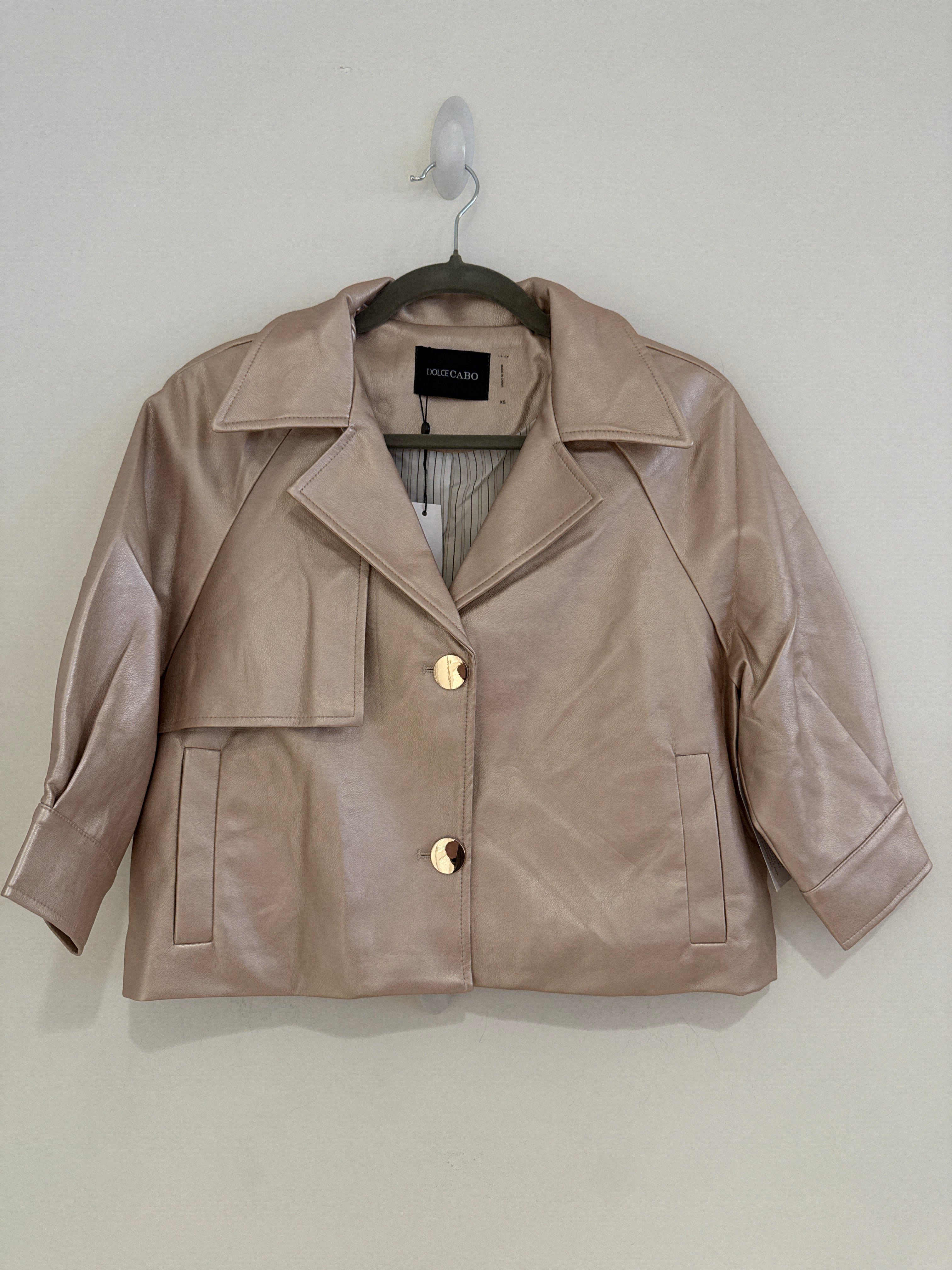 Dolce Cabo Gold Cropped Jacket