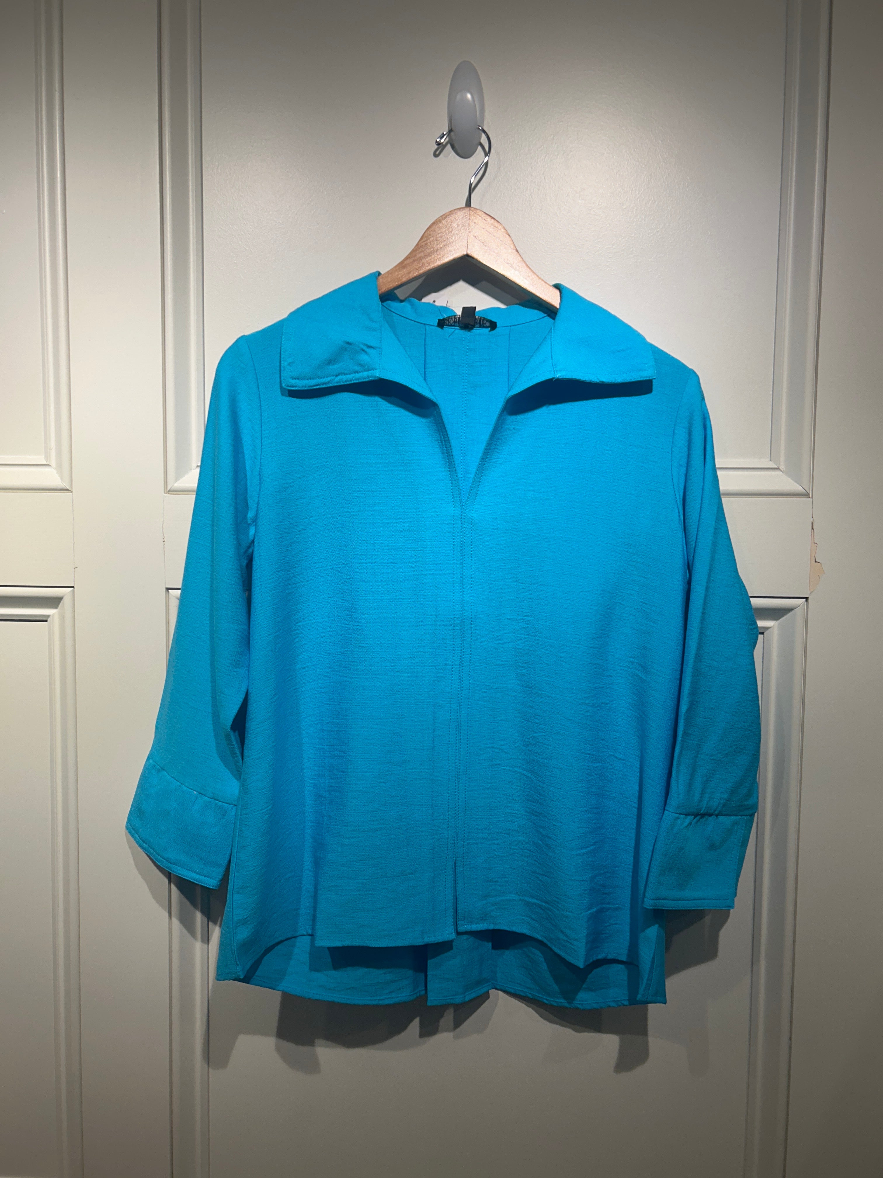 Collared V Neck Popover