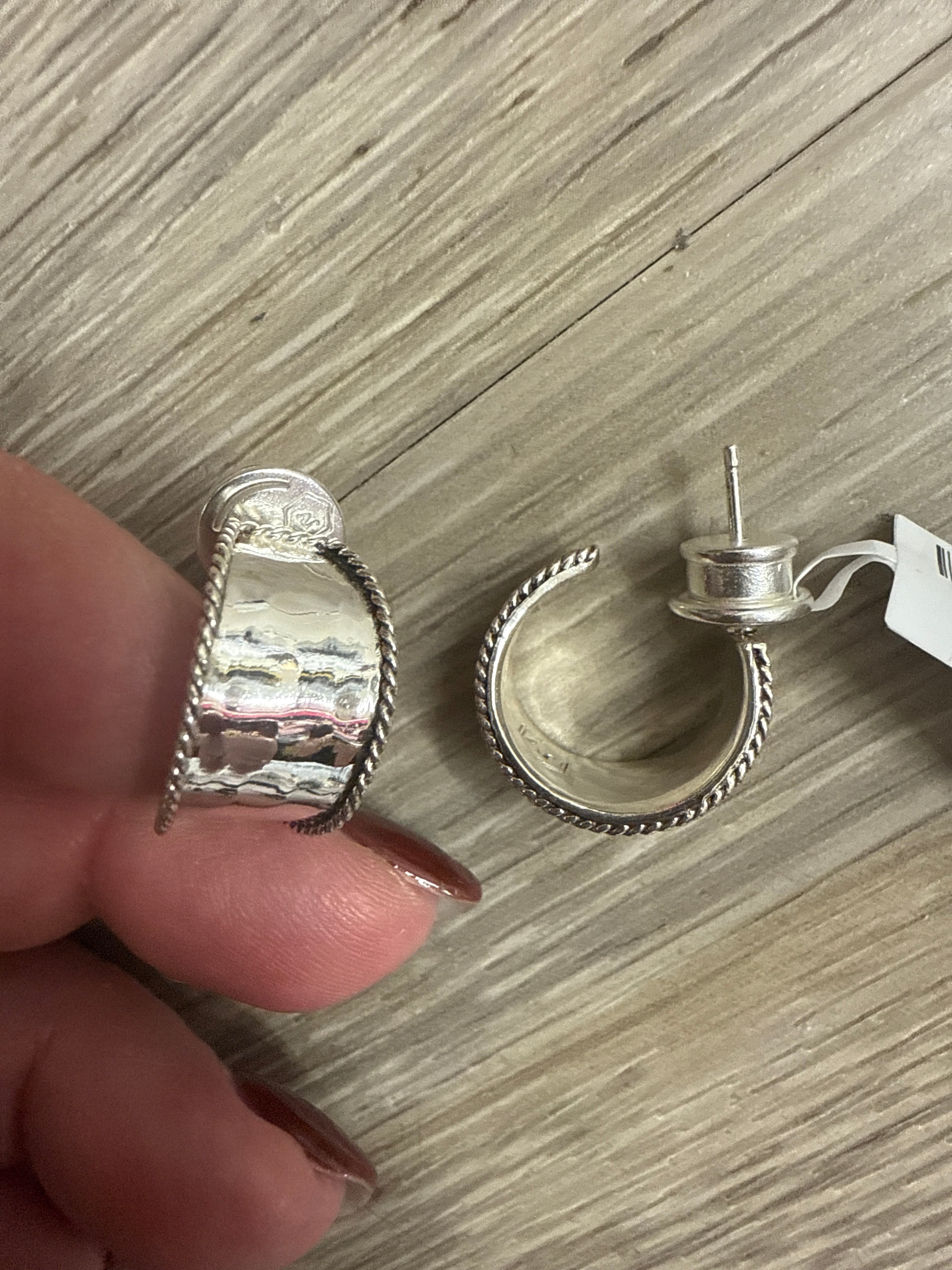 Julie Vos Savoy Hoop Earring Silver