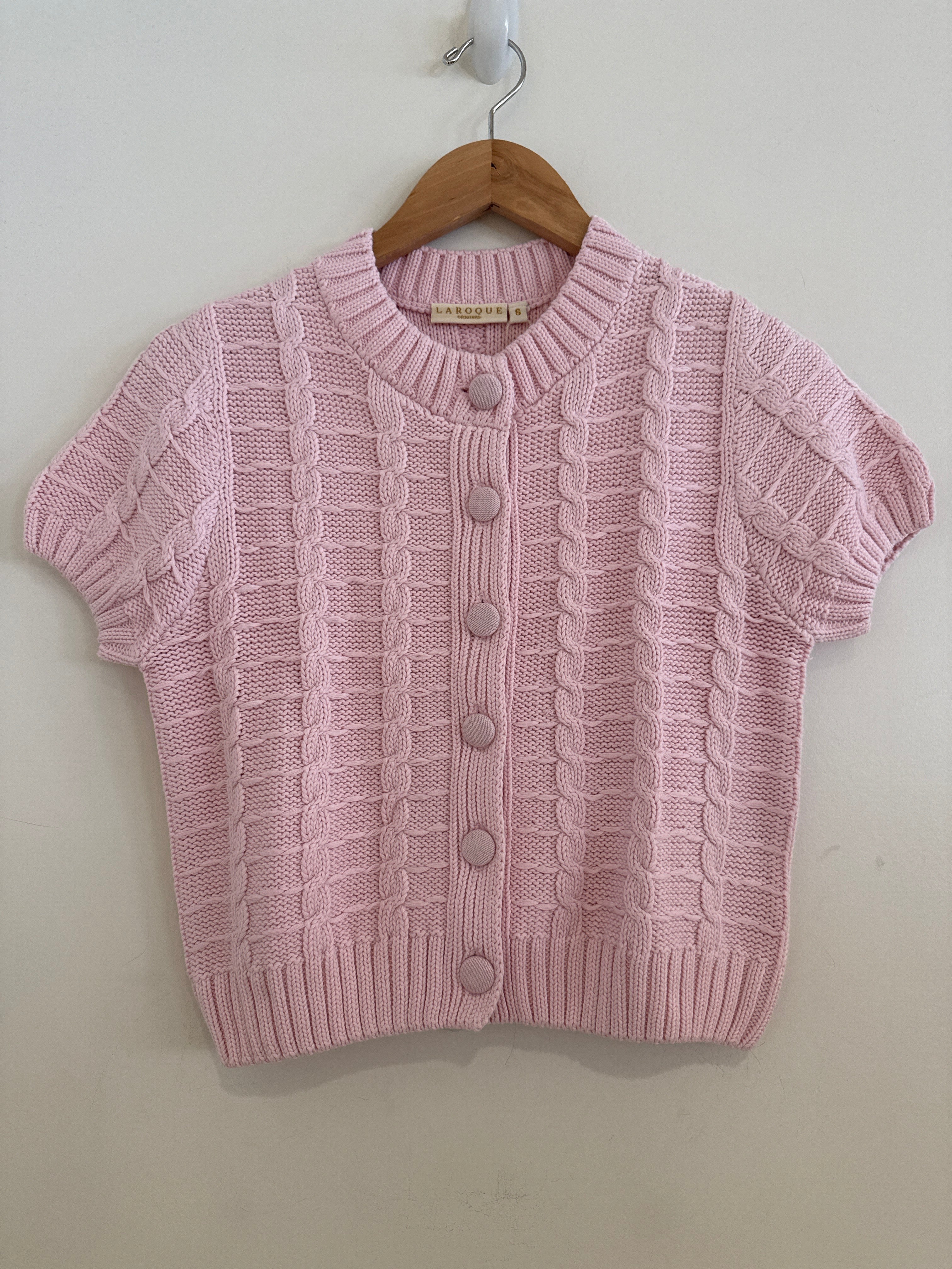 LaRoque Melanie Cardigan Pastel Pink