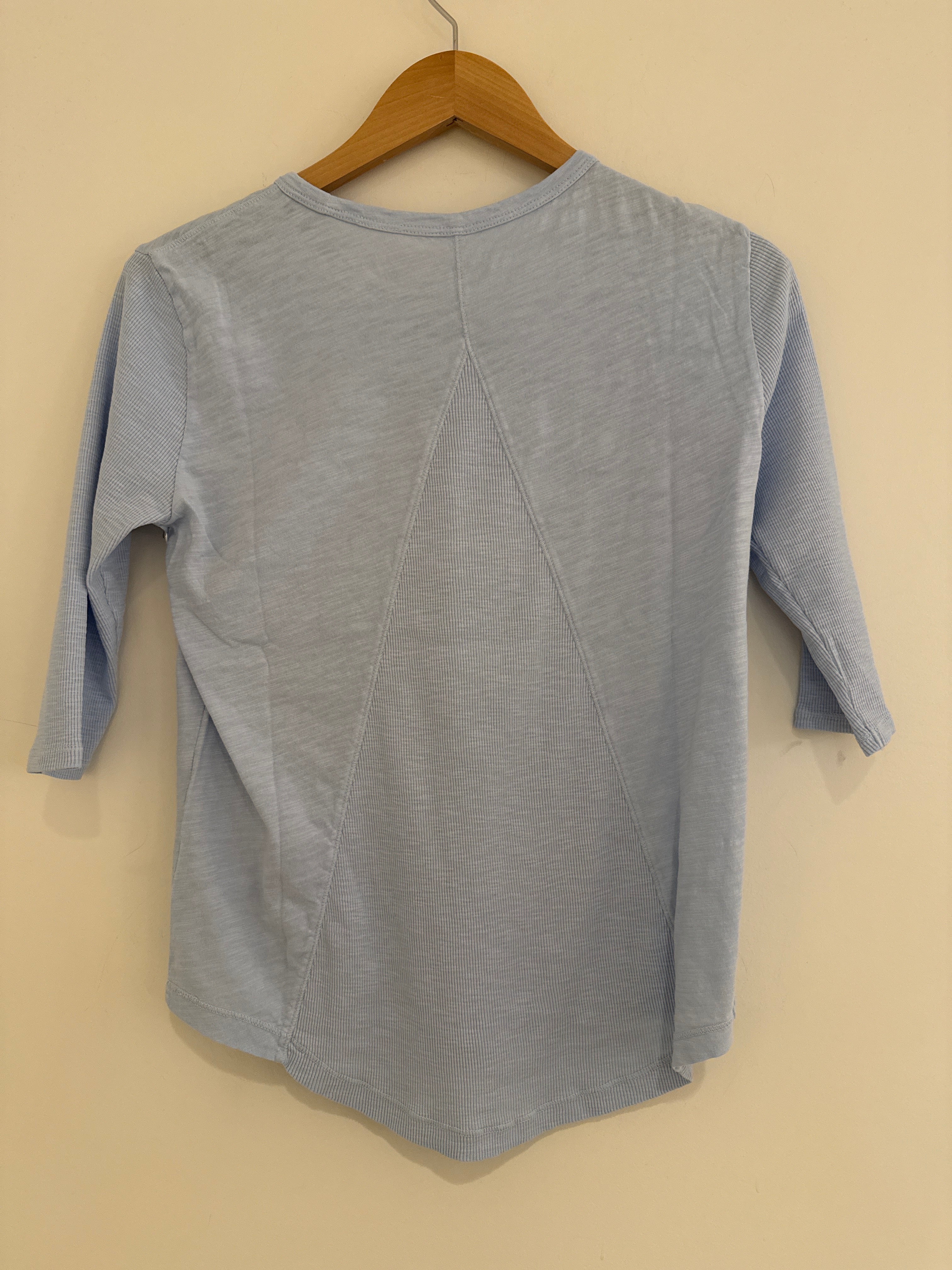 Elliott Lauren Ribbed Sleeve Tee