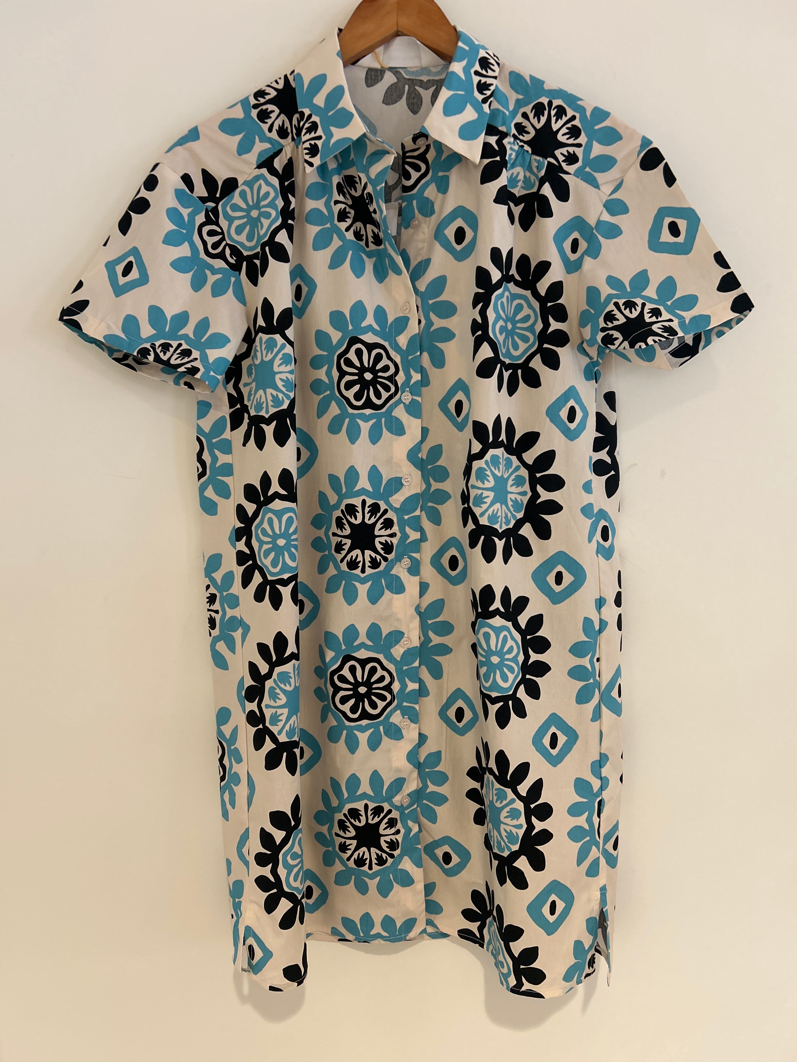 Compañia Fantastica Geometric Print Dress