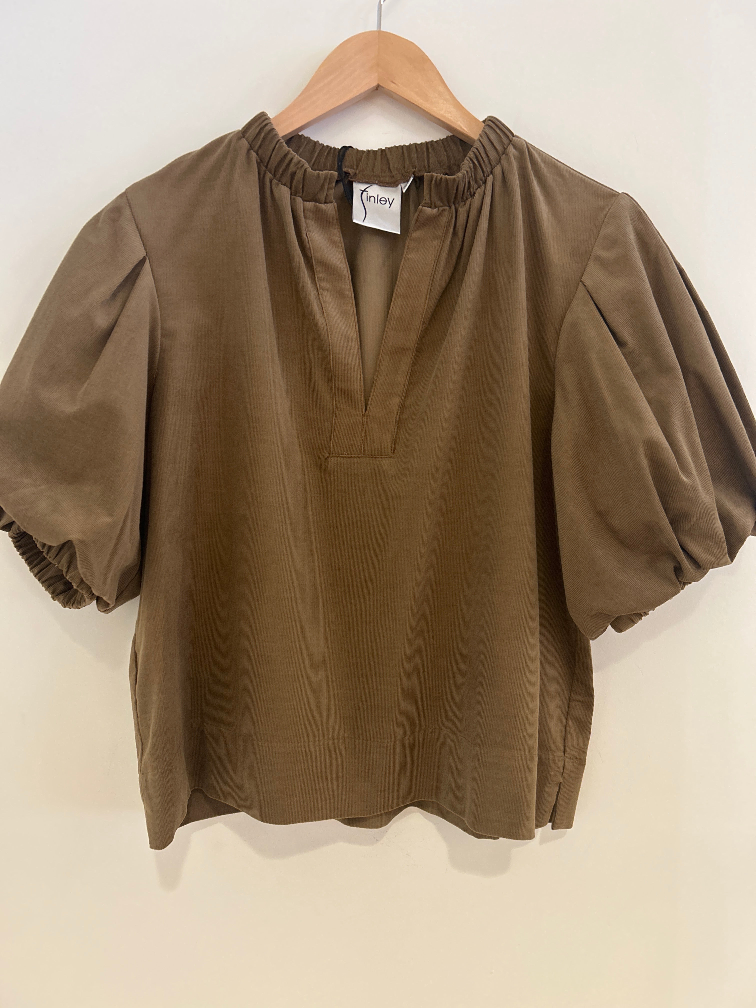 Finley Marcie Top Camel Corduroy