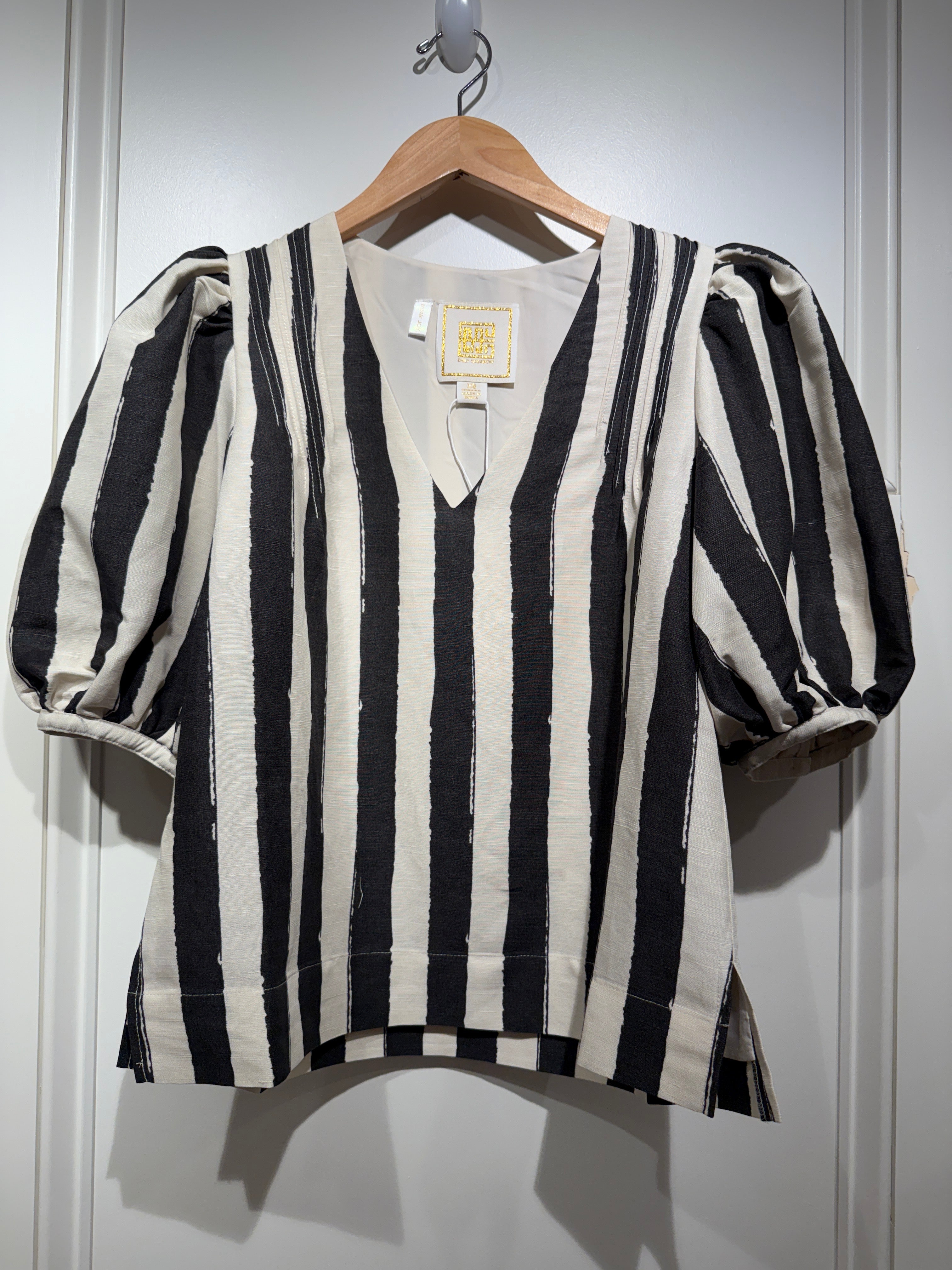 Emily McCarthy Penny Top-Stripe Noir