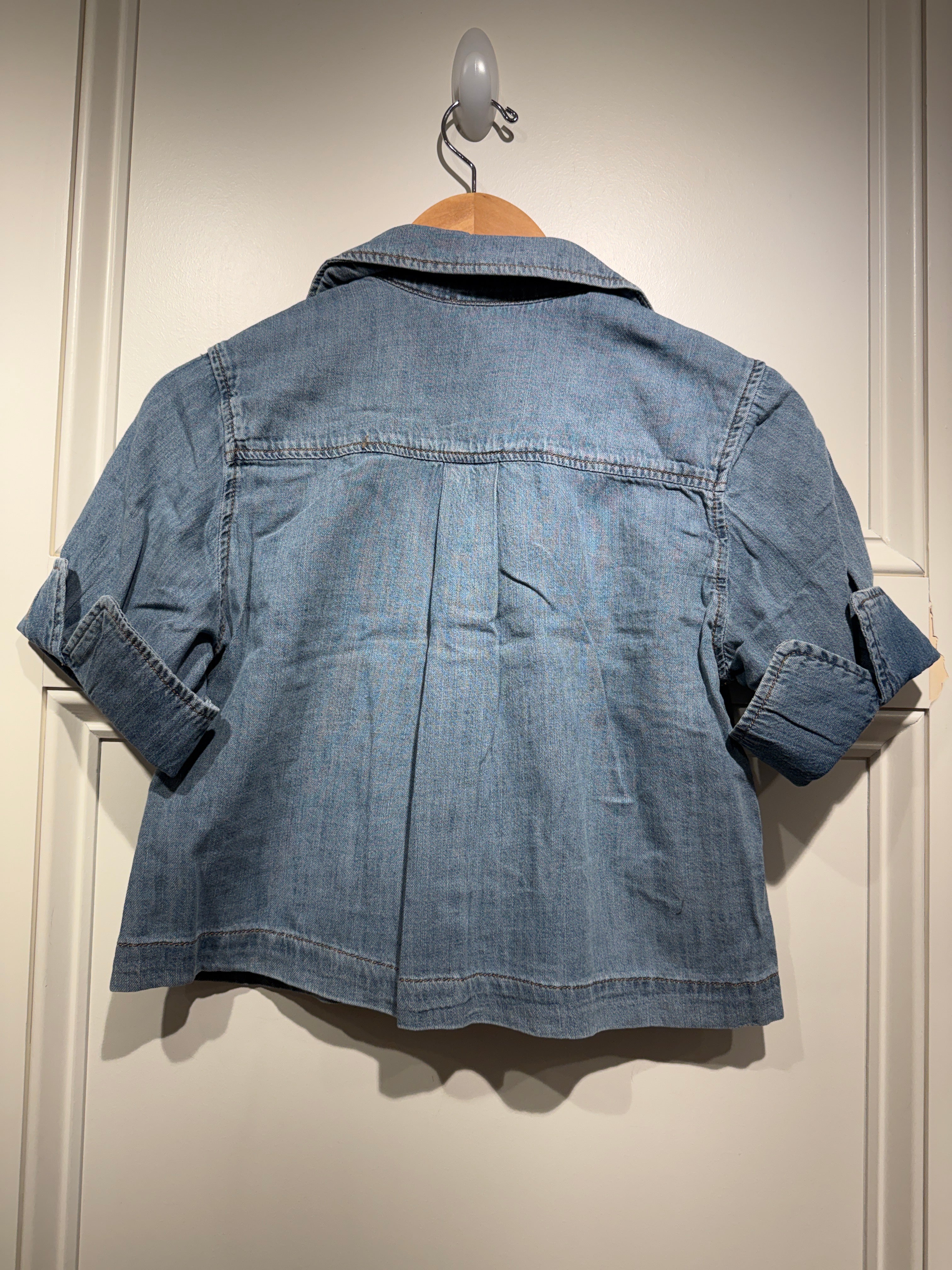Lilla P Denim Cuffed Shirt