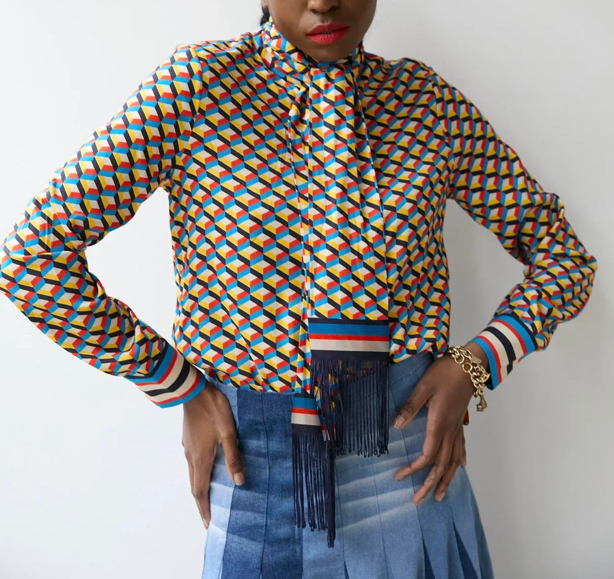 Hope For Flowers Fringed Tie Top