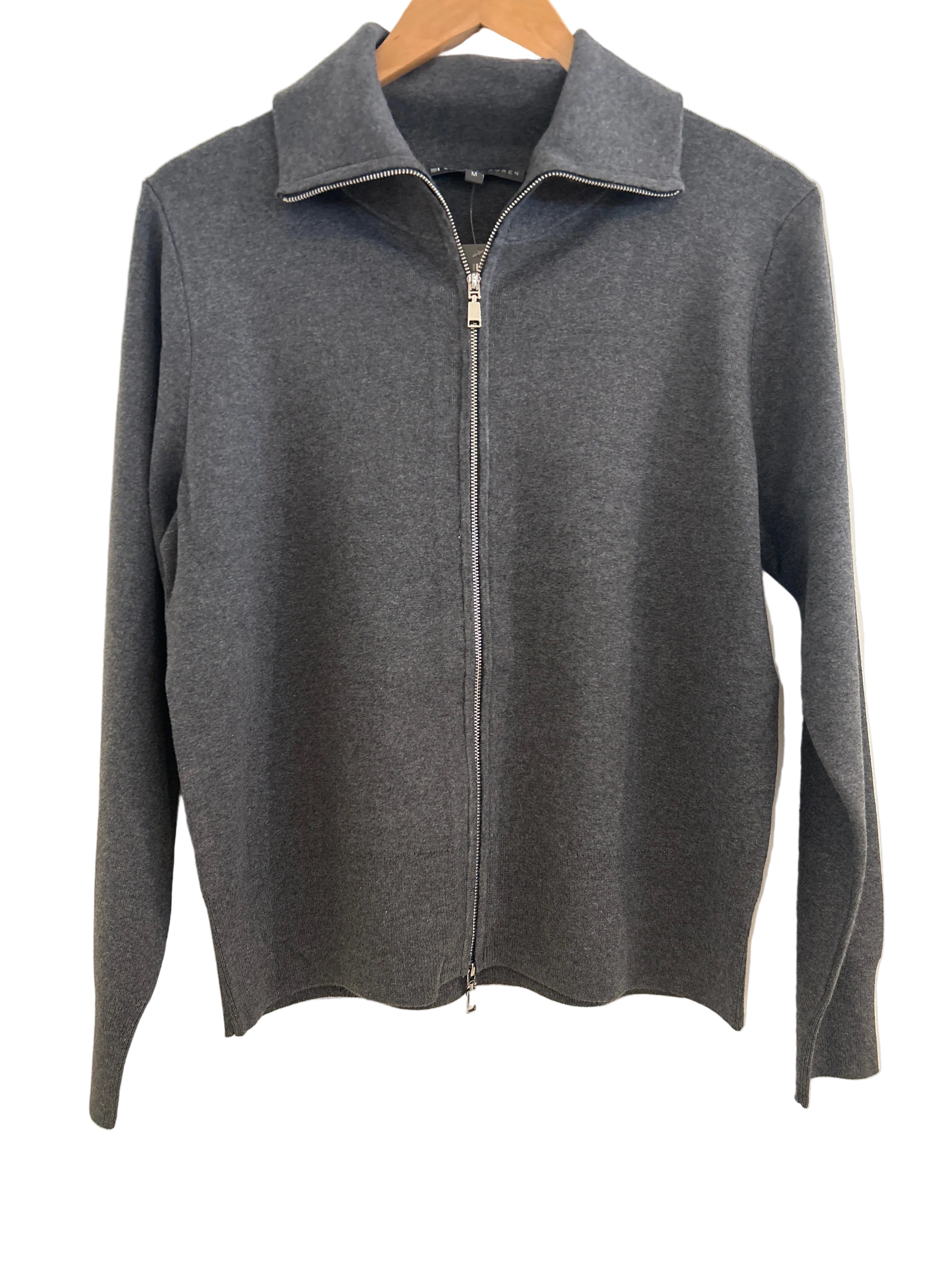 Elliott Lauren Grey Zip Cardigan