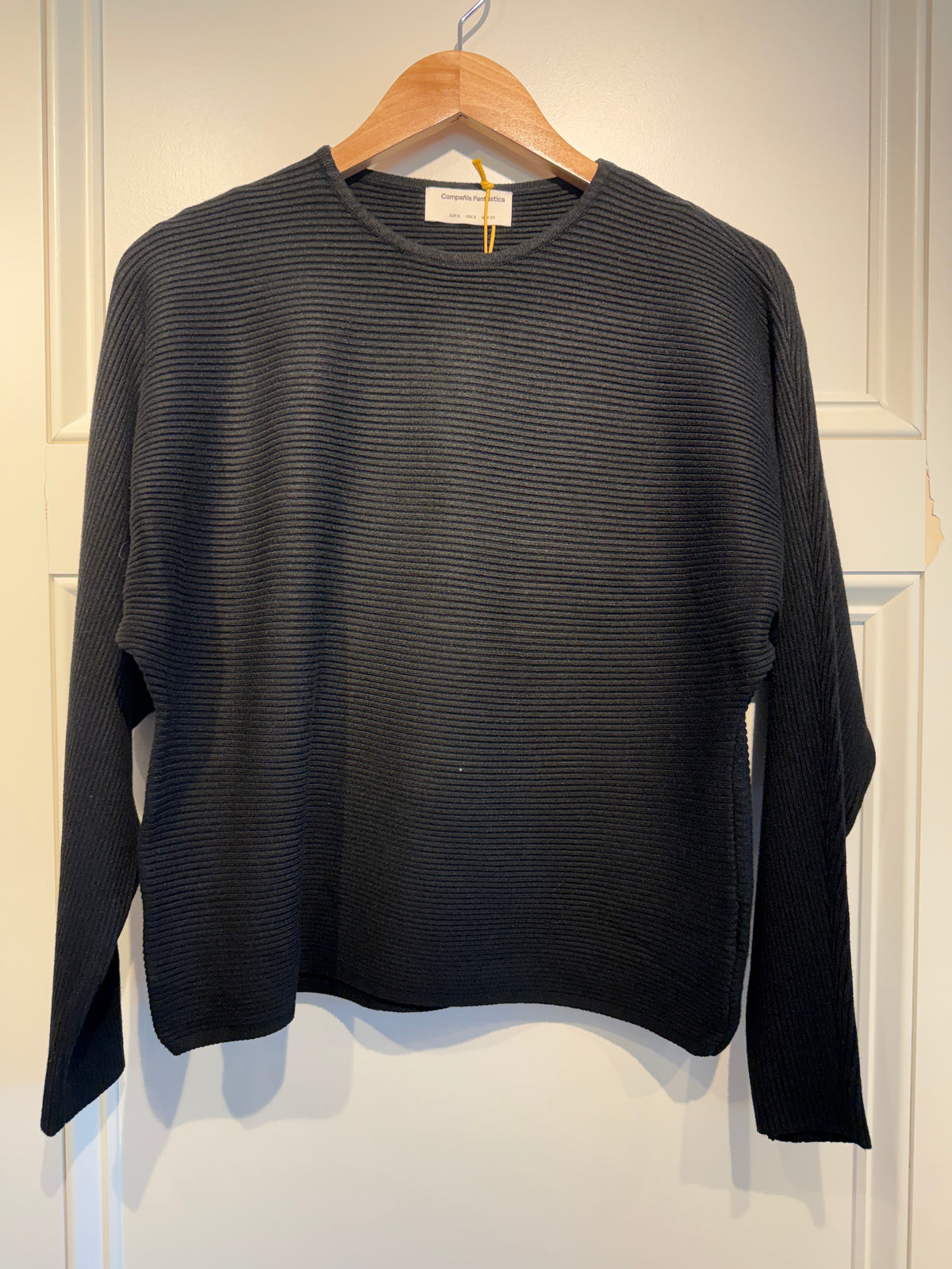 Compania Fantastica Ribbed Dolman Sweater