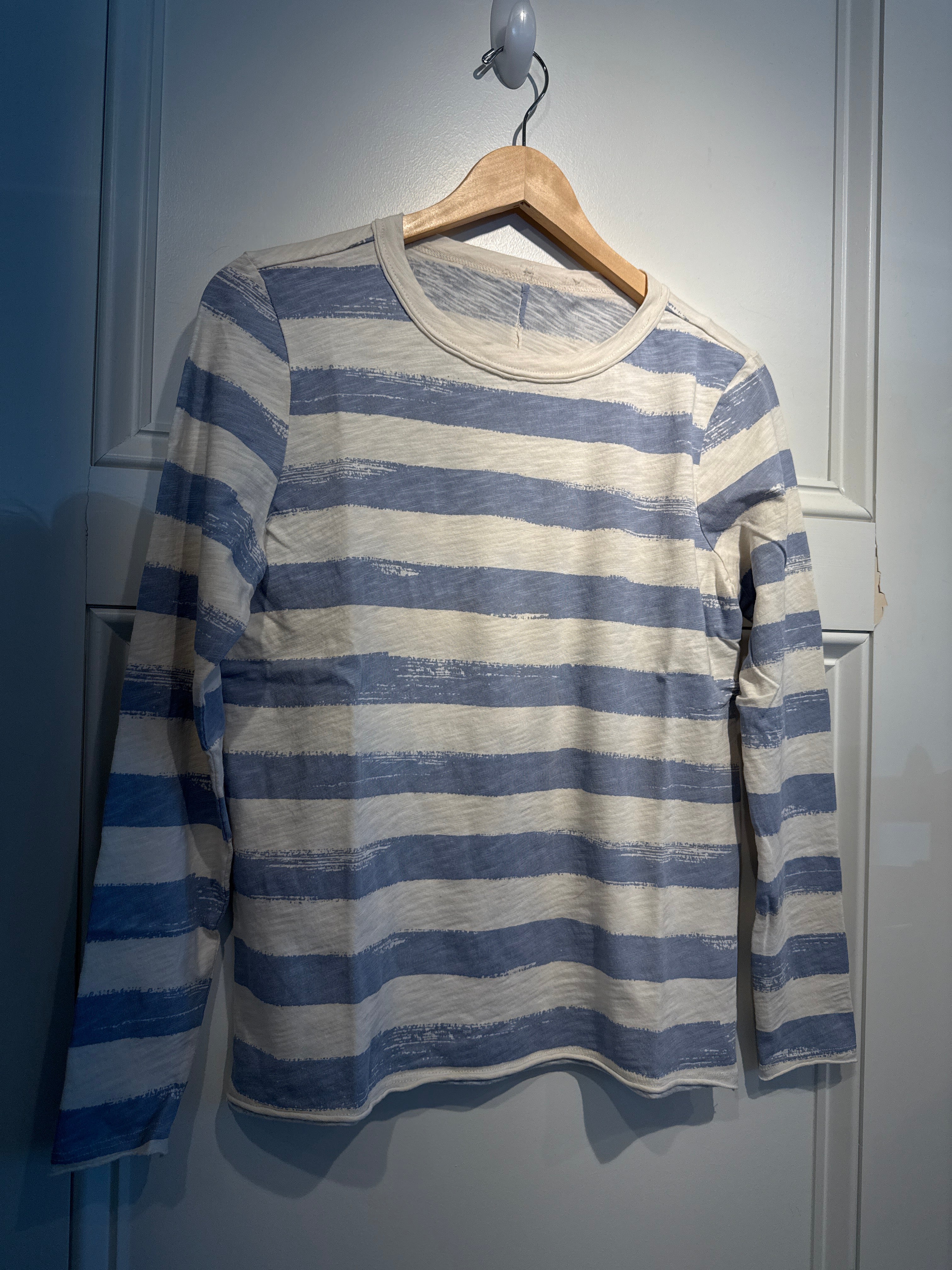 Elliott Lauren Long Sleeve Tee Chambray/Ecru
