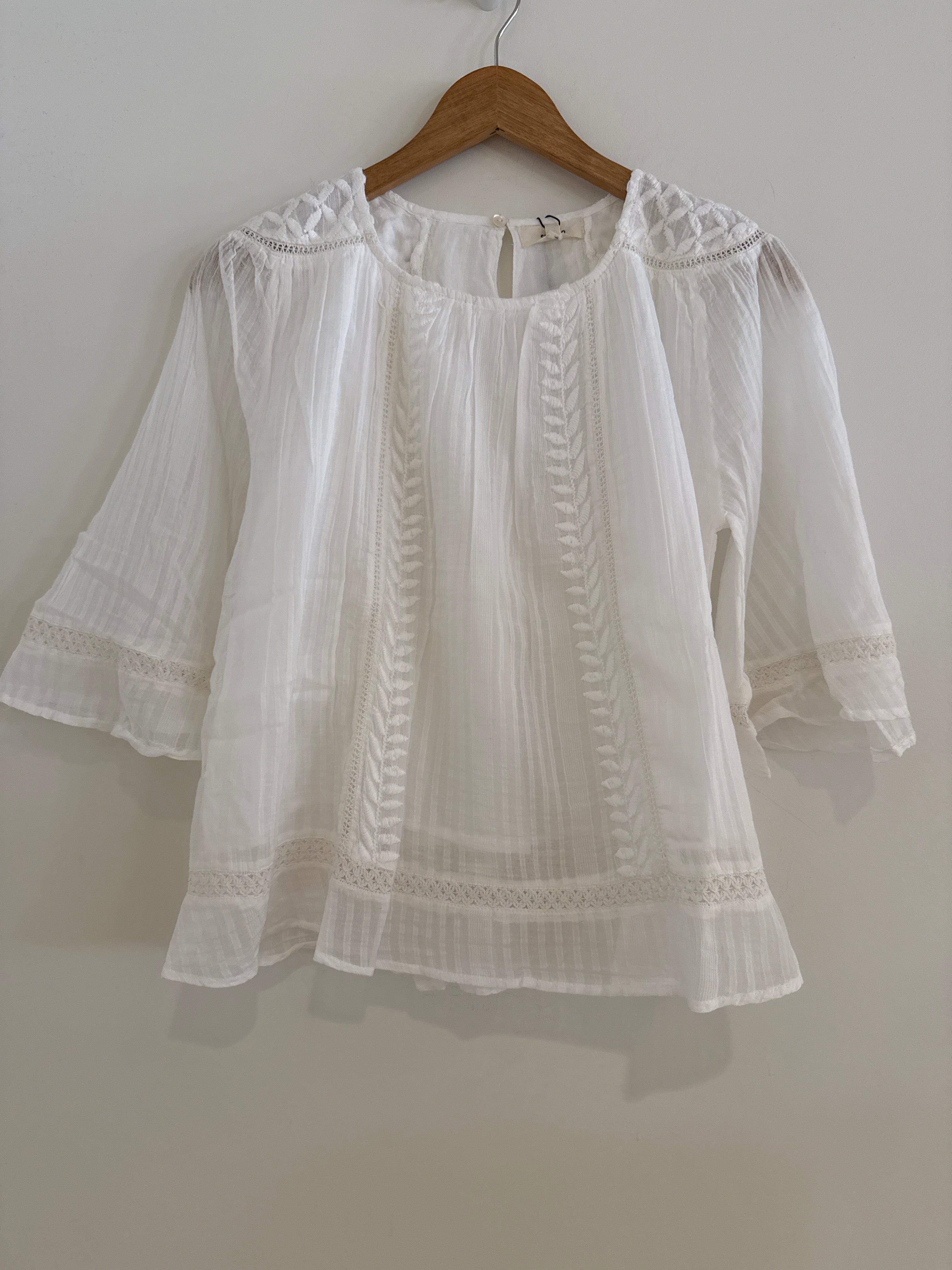 Suncoo Lauryn Top White