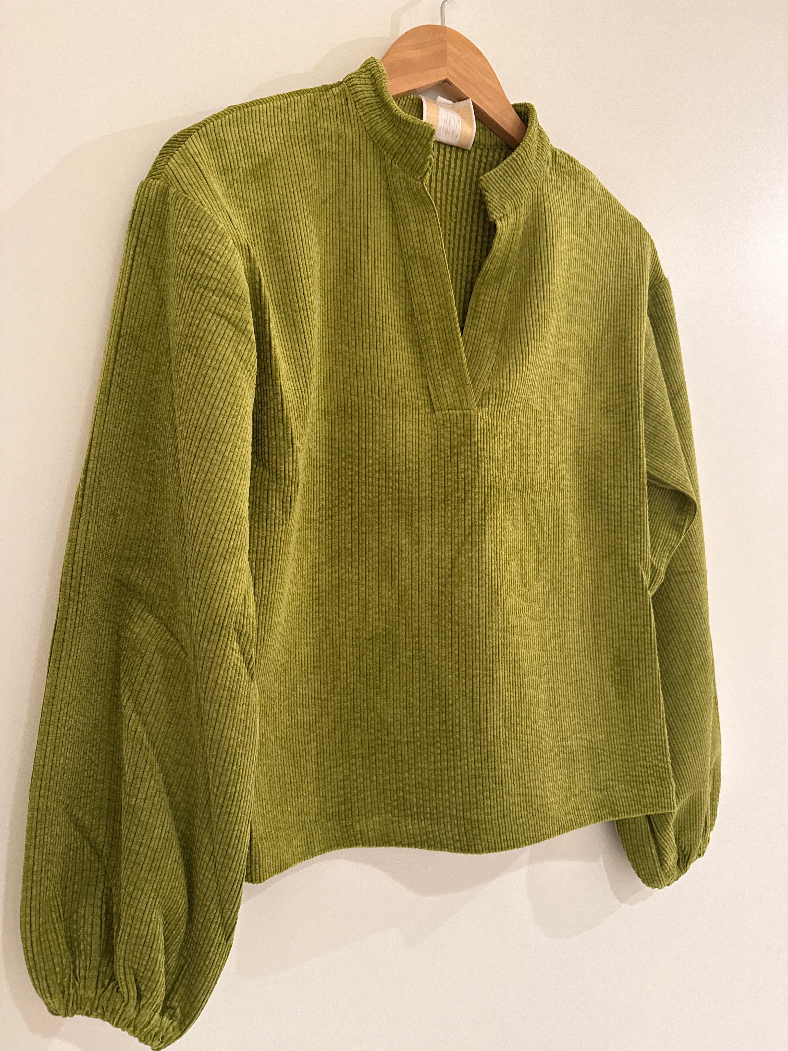 Emily McCarthy Lolli Top Cardamum Corduroy
