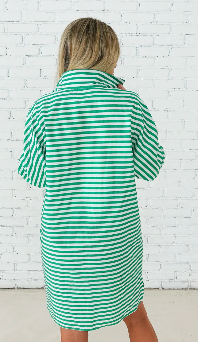 Caryn Lawn Betsy Dress Stripe