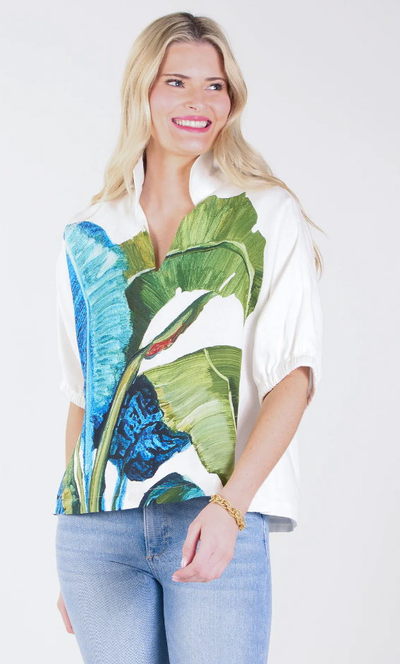Emily McCarthy Poppy Top-Bellamy Leaves