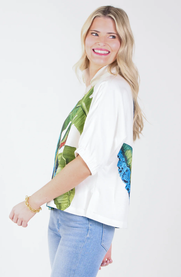 Emily McCarthy Poppy Top-Bellamy Leaves