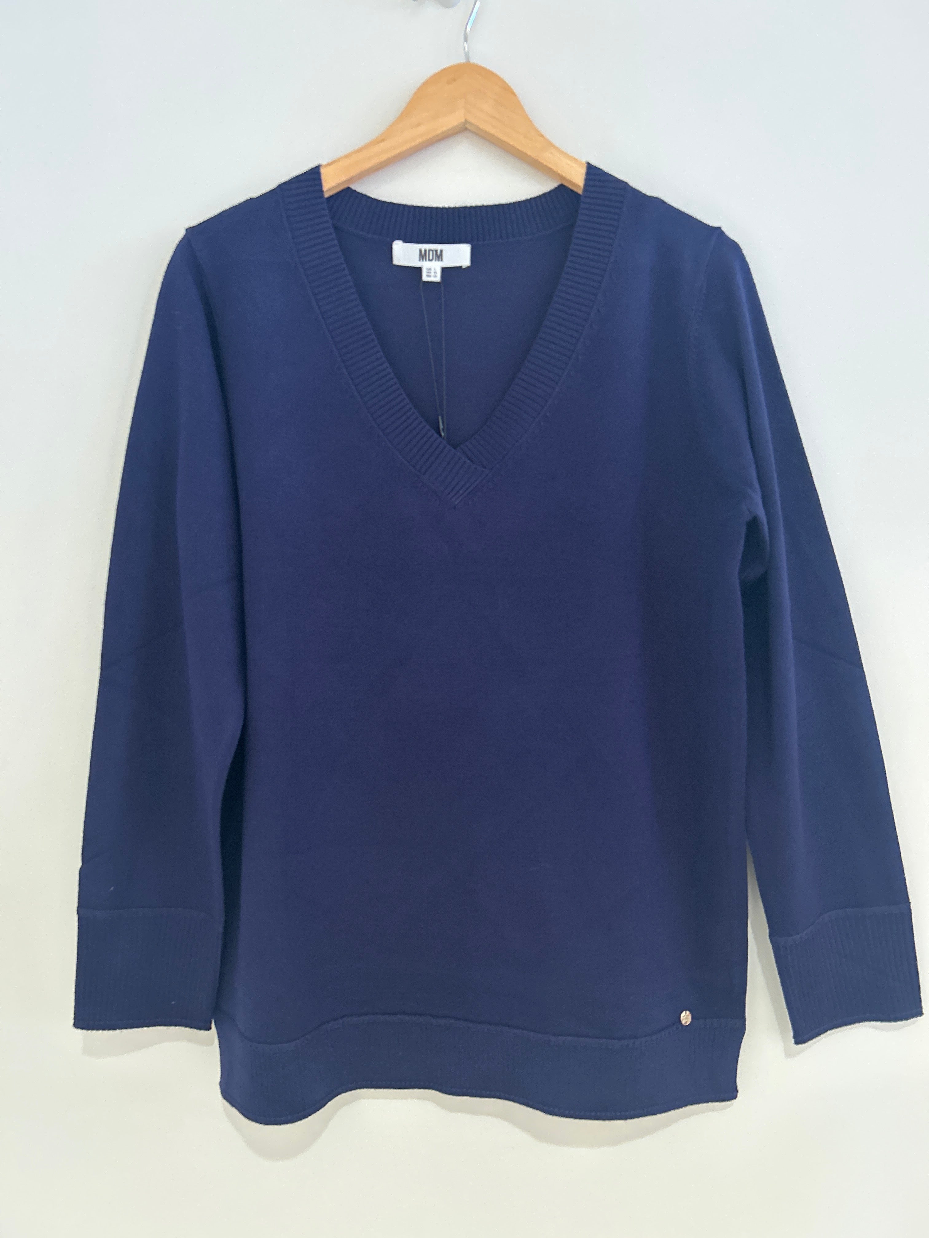MD'M Long V Neck Sweater