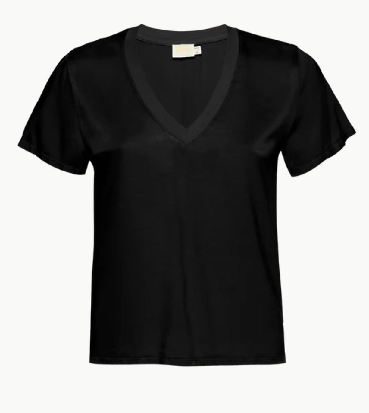 Nation June V Neck Satin Tee