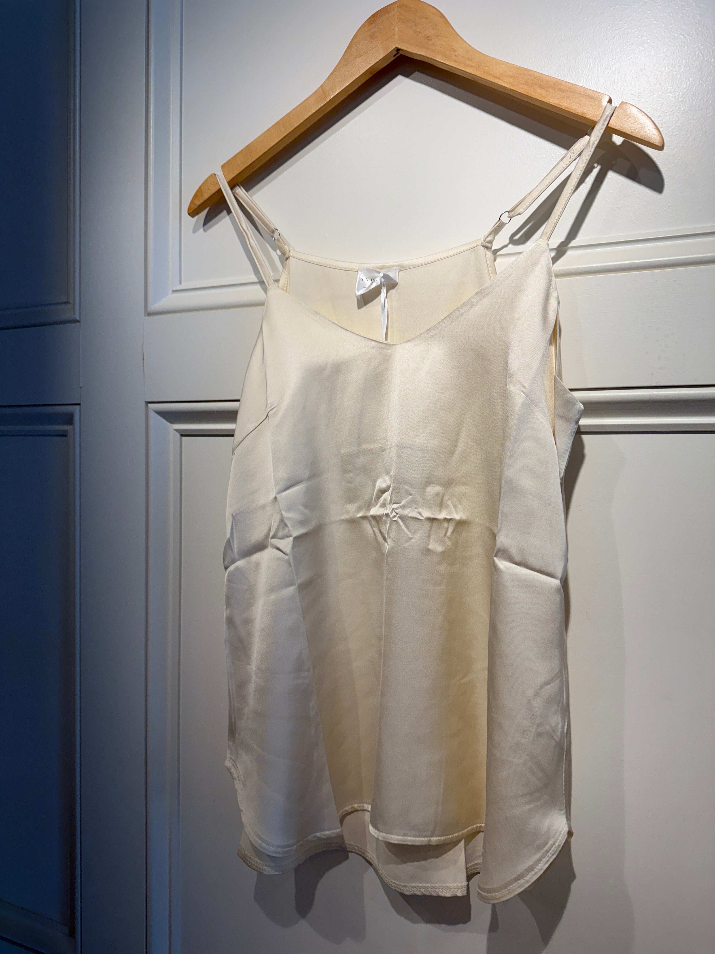 Anonyme Cream Satin Camisole