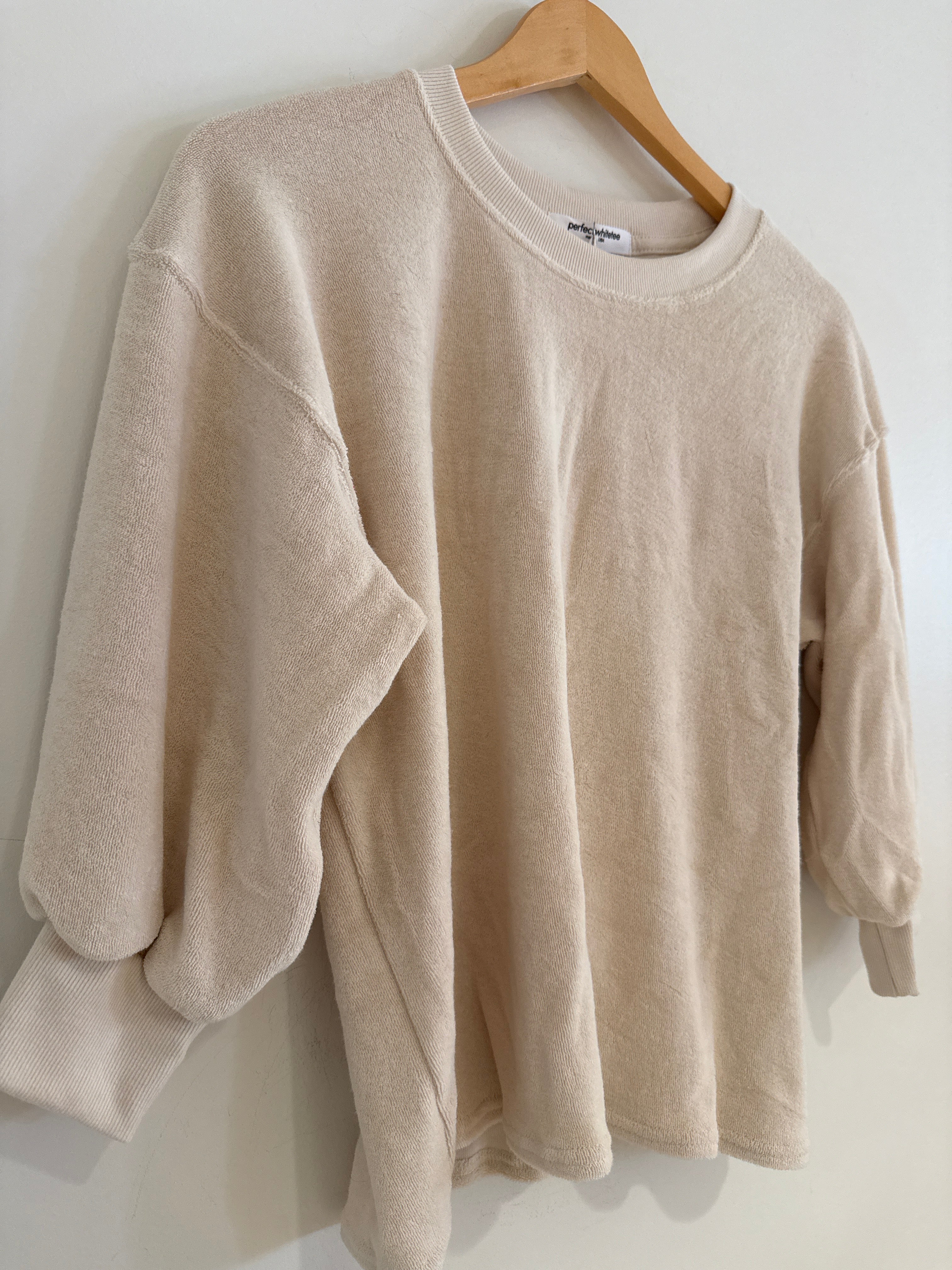 Perfect White Tee Roxy Terry Sweatshirt