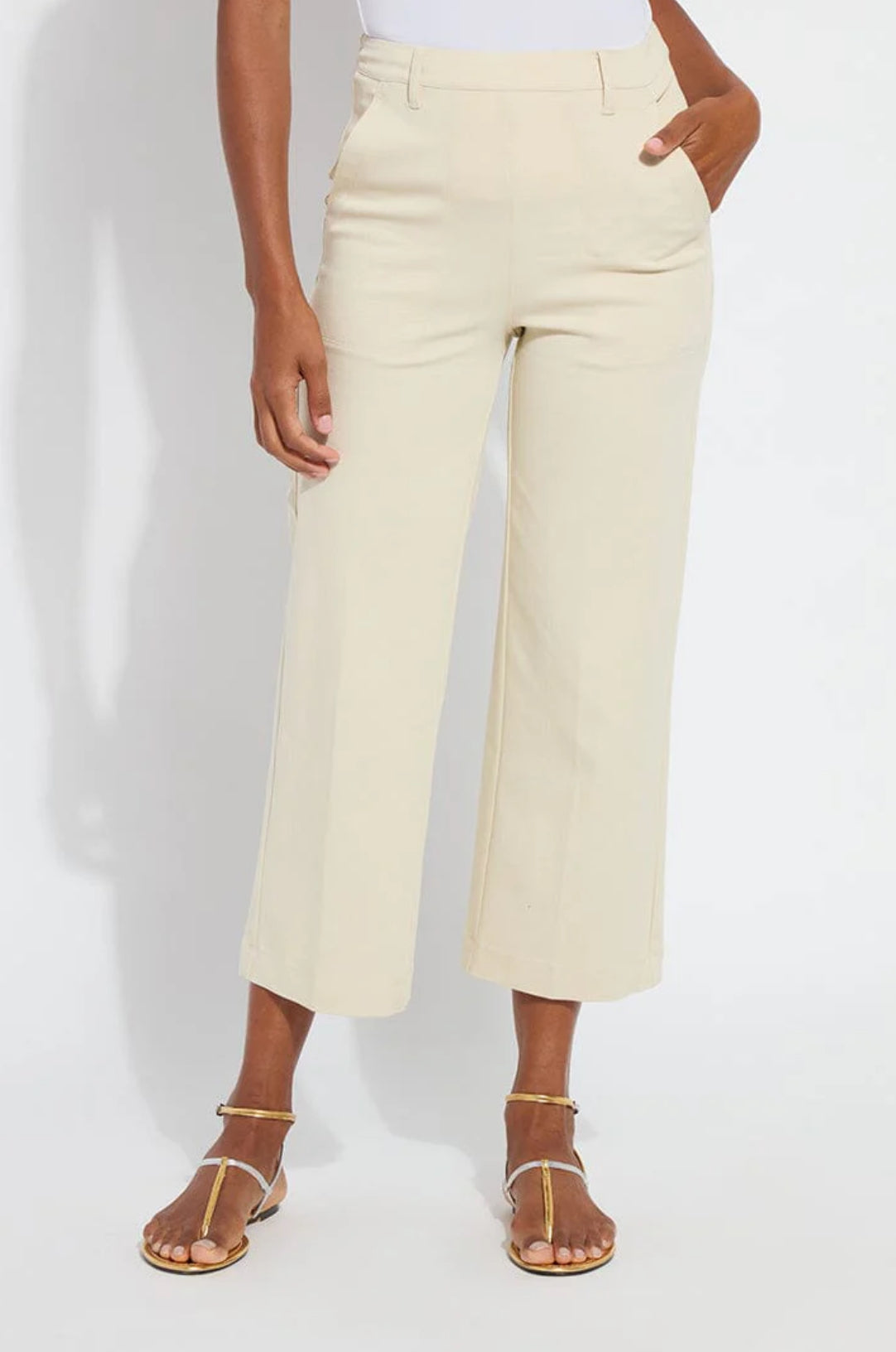 Lysse Pamela Wide Leg Cropped Cargo Pant