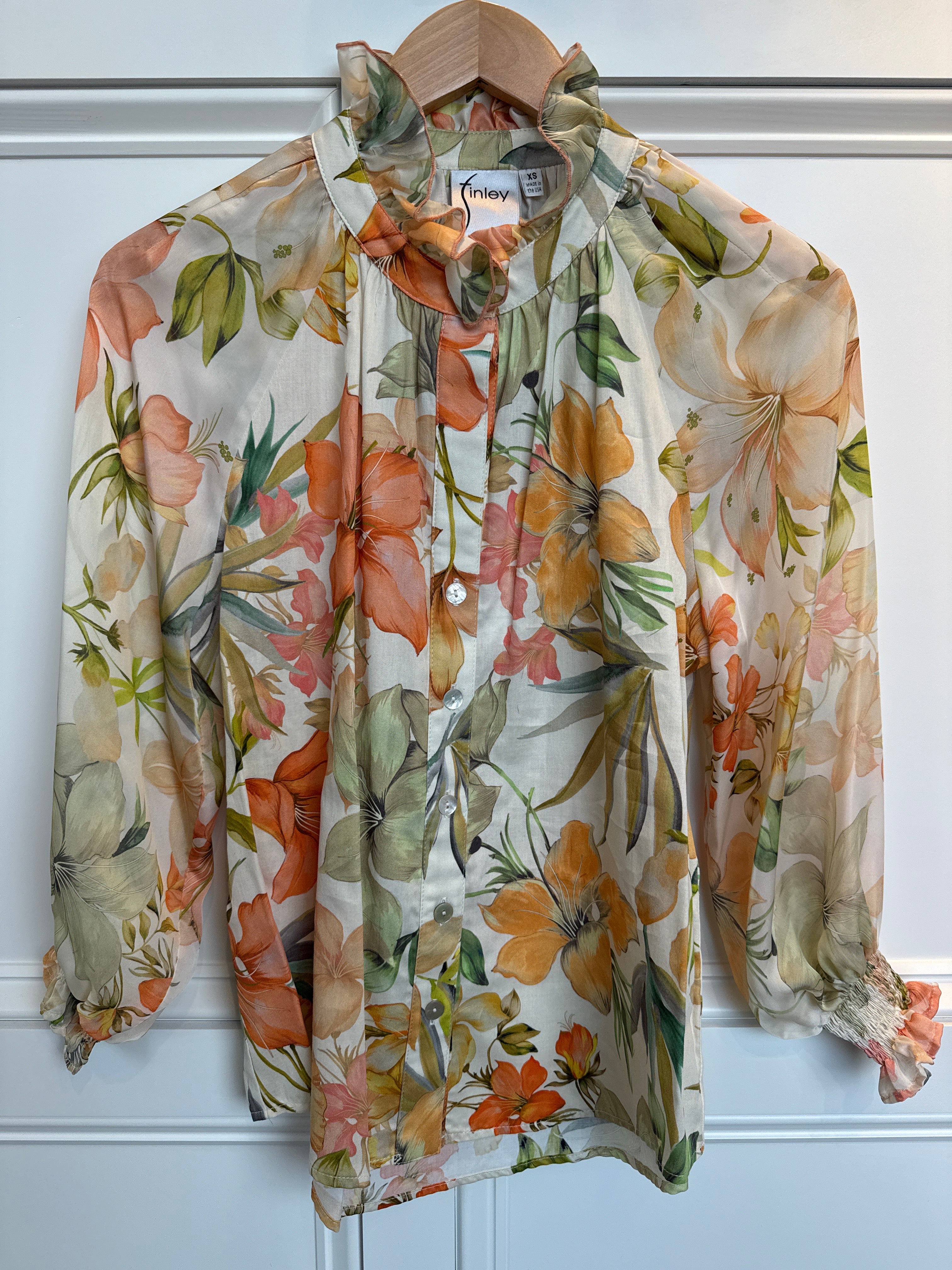 Finley Fiona Top Botanical Print