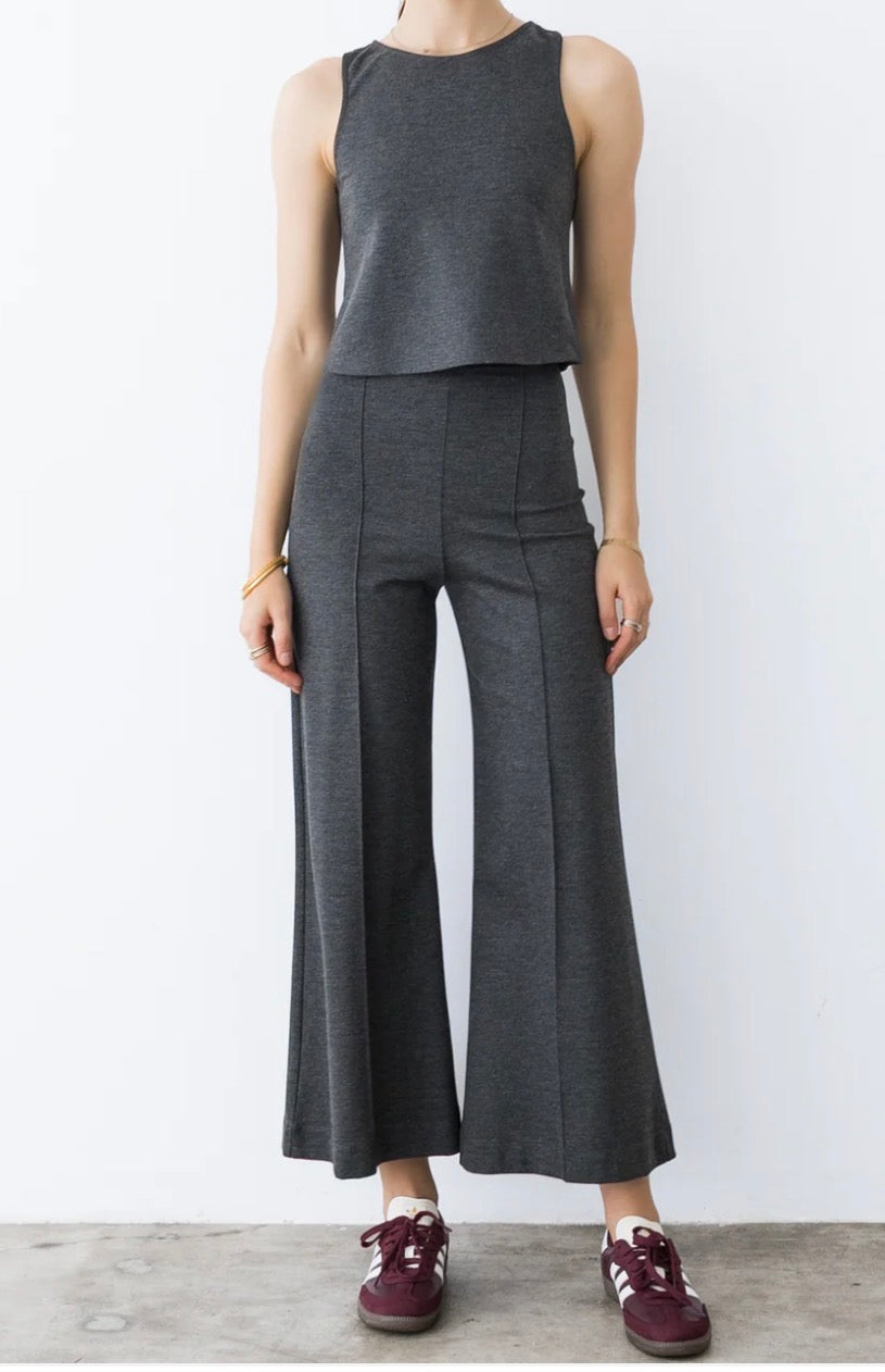 Ripley Rader Cropped Length Ponte Pant Charcoal
