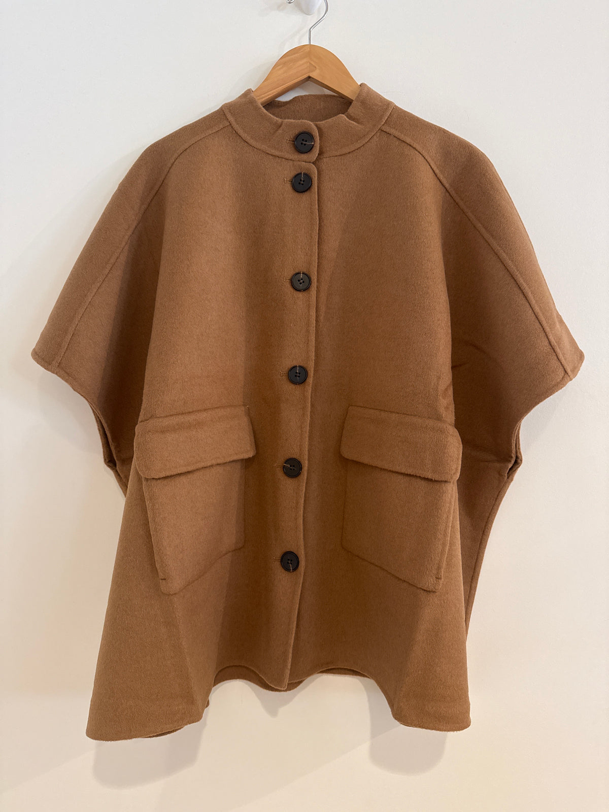 Suncoo Wool Poncho Camel