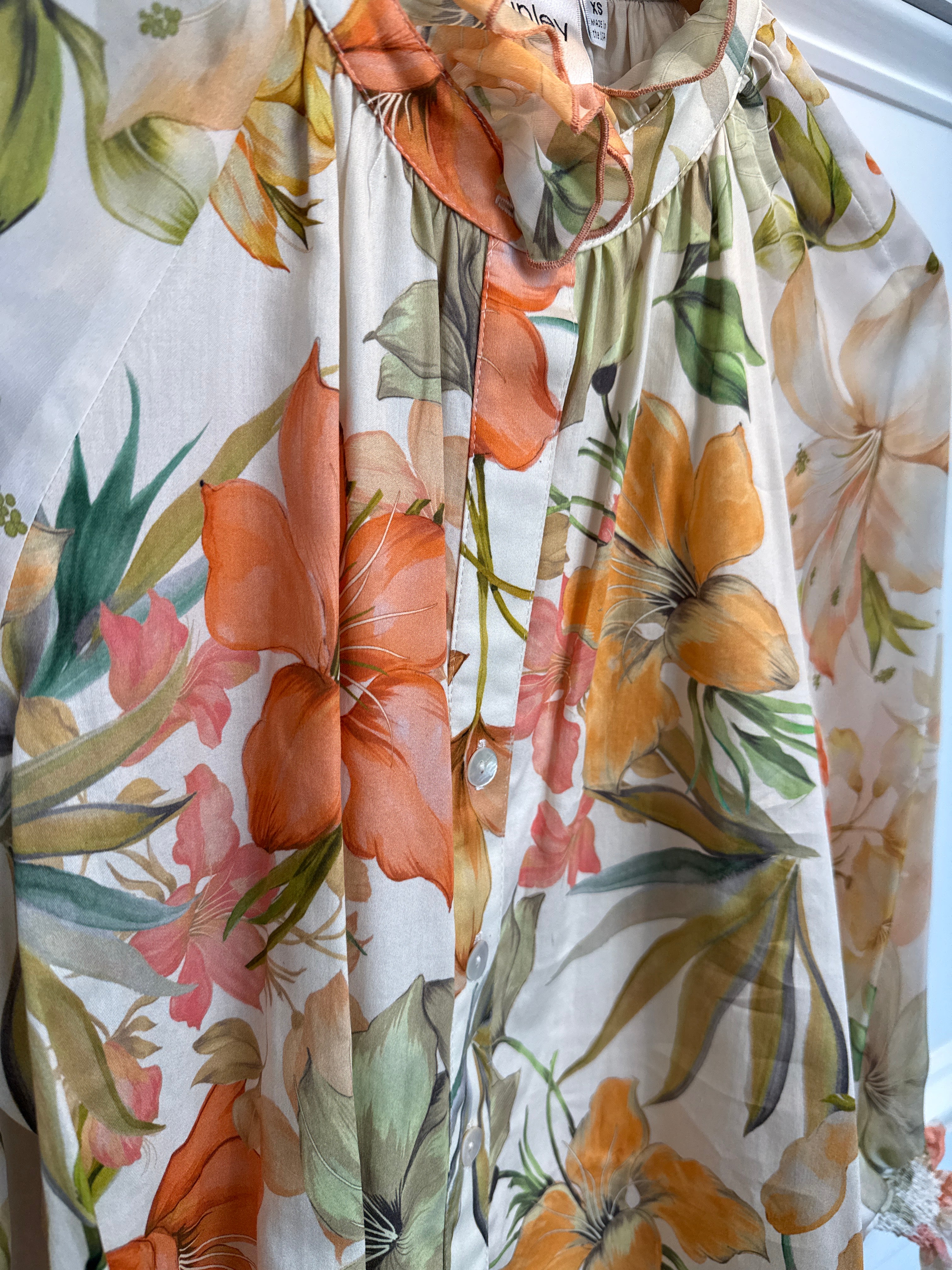 Finley Fiona Top Botanical Print