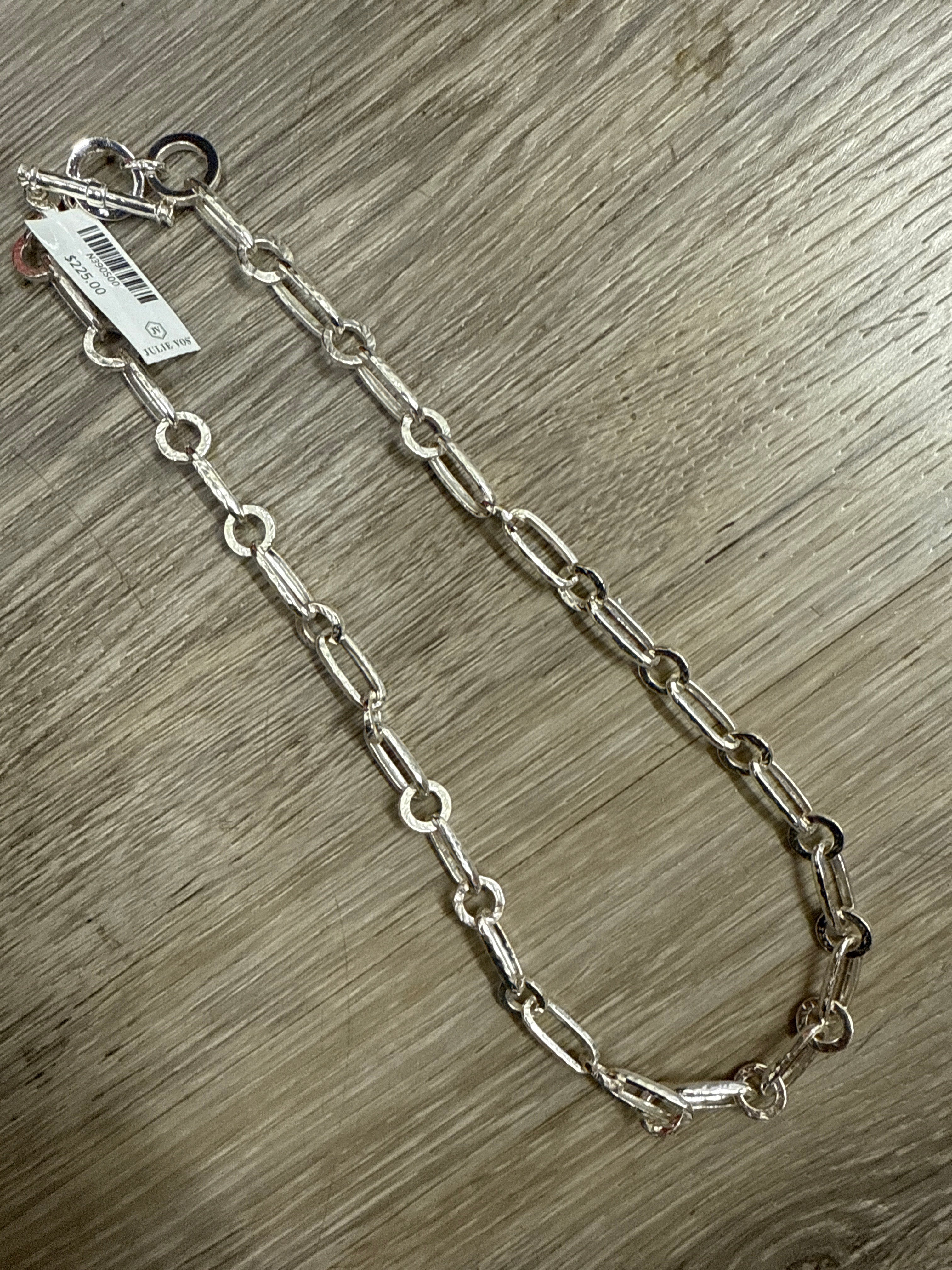 Julie Vos Palladino Link Necklace Silver
