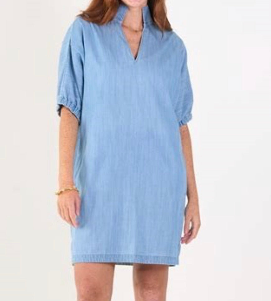 Emily McCarthy Poppy Dress Chambray