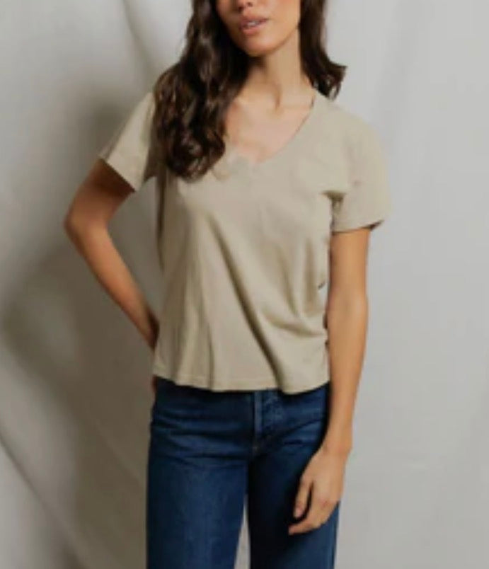 Perfect White Tee Hendrix V Neck Tee