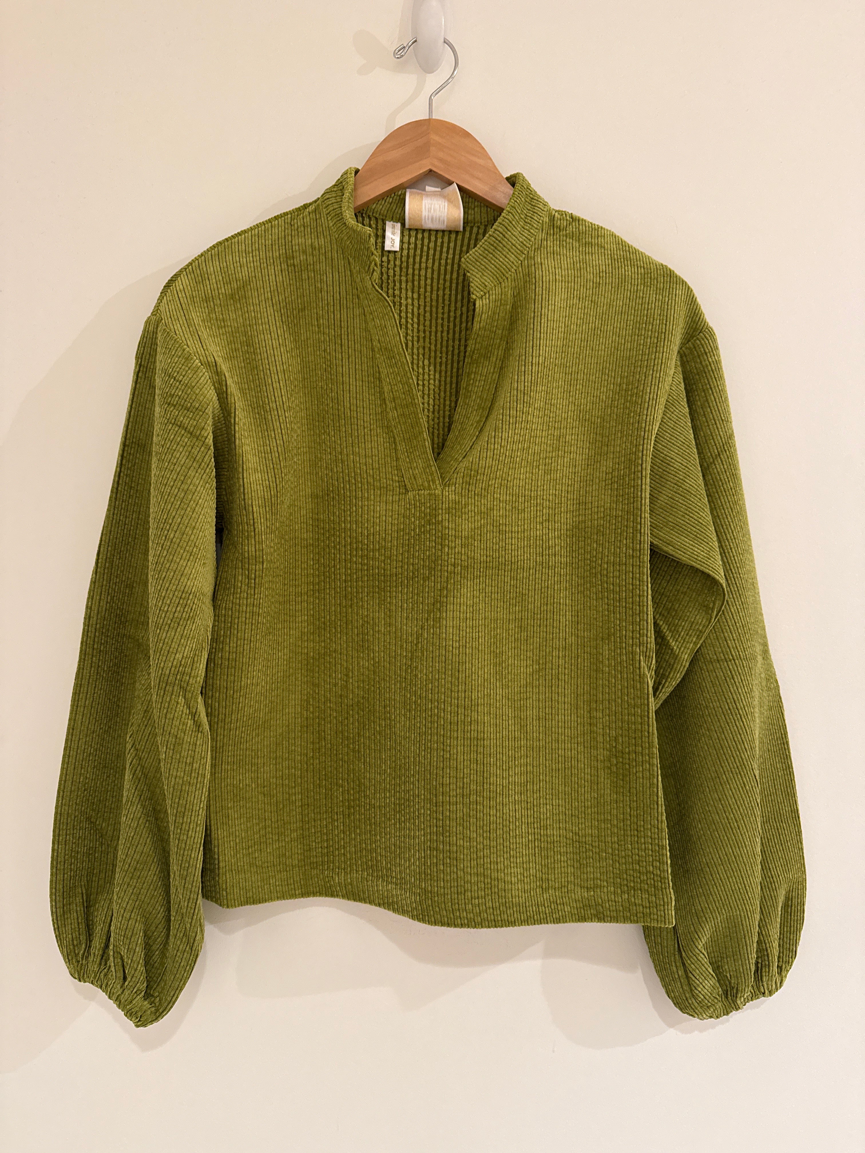 Emily McCarthy Lolli Top Cardamum Corduroy