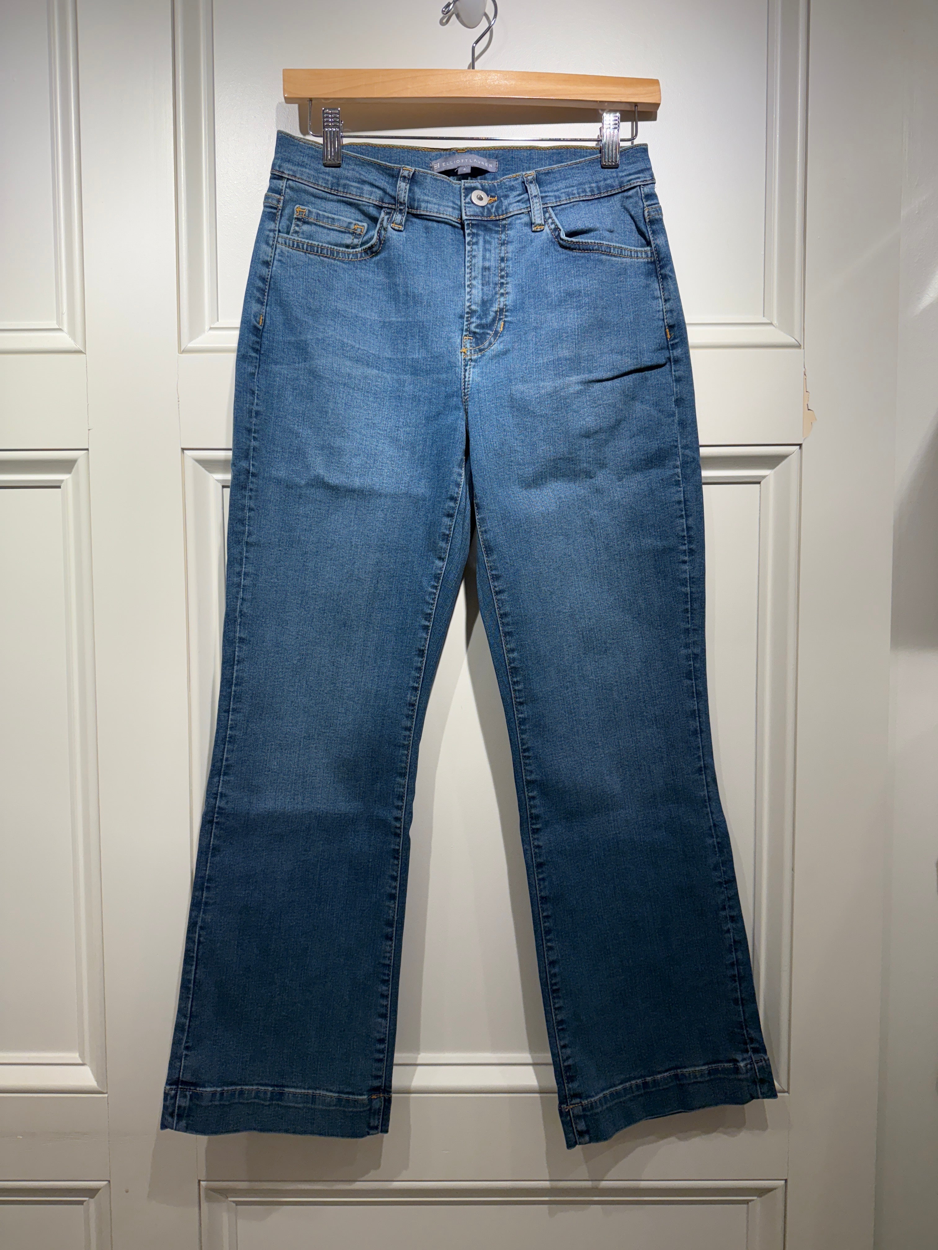 Elliott Lauren Wide Hem Jean