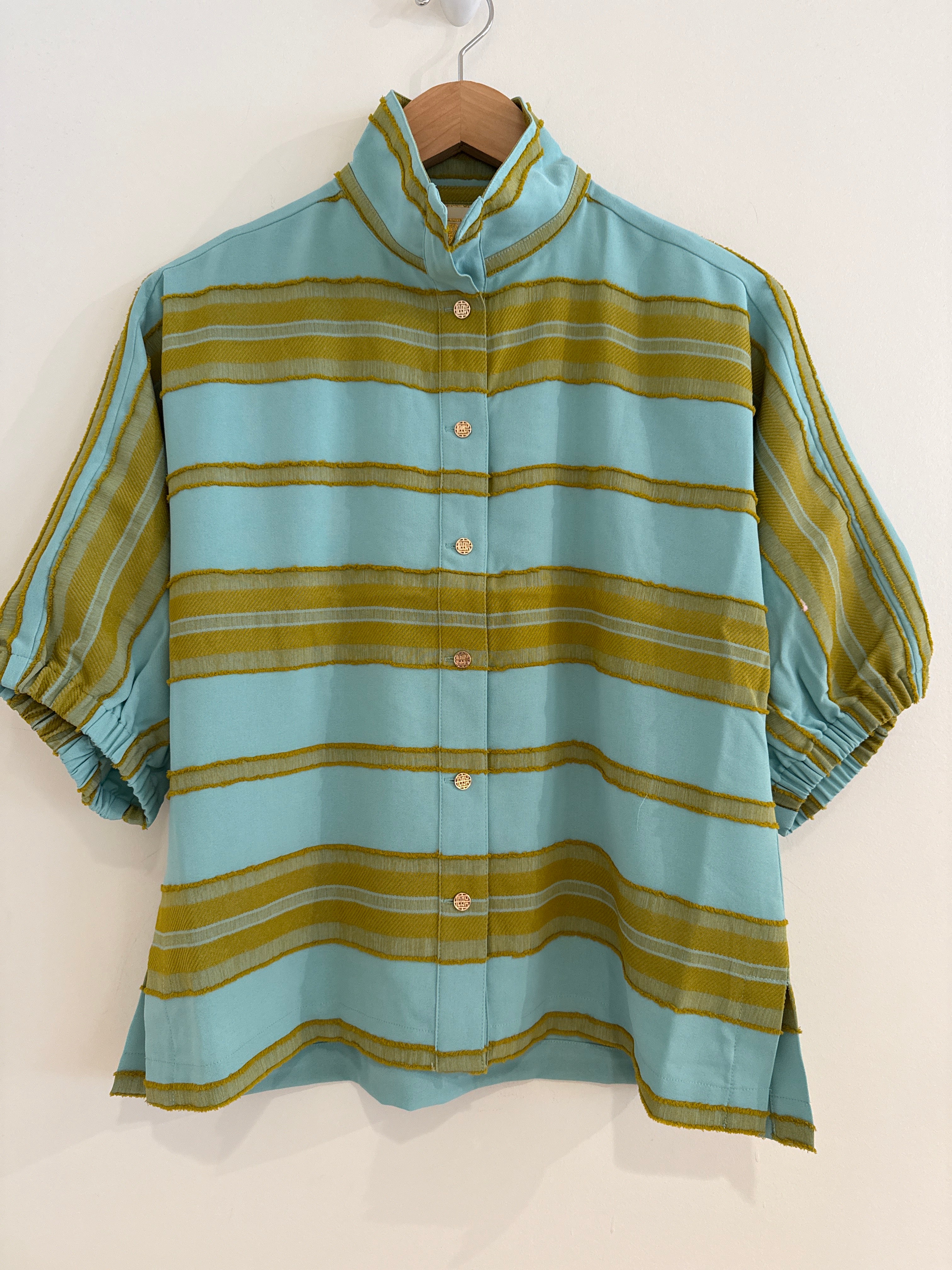 Emily McCarthy Bonny Top Fringe Stripe