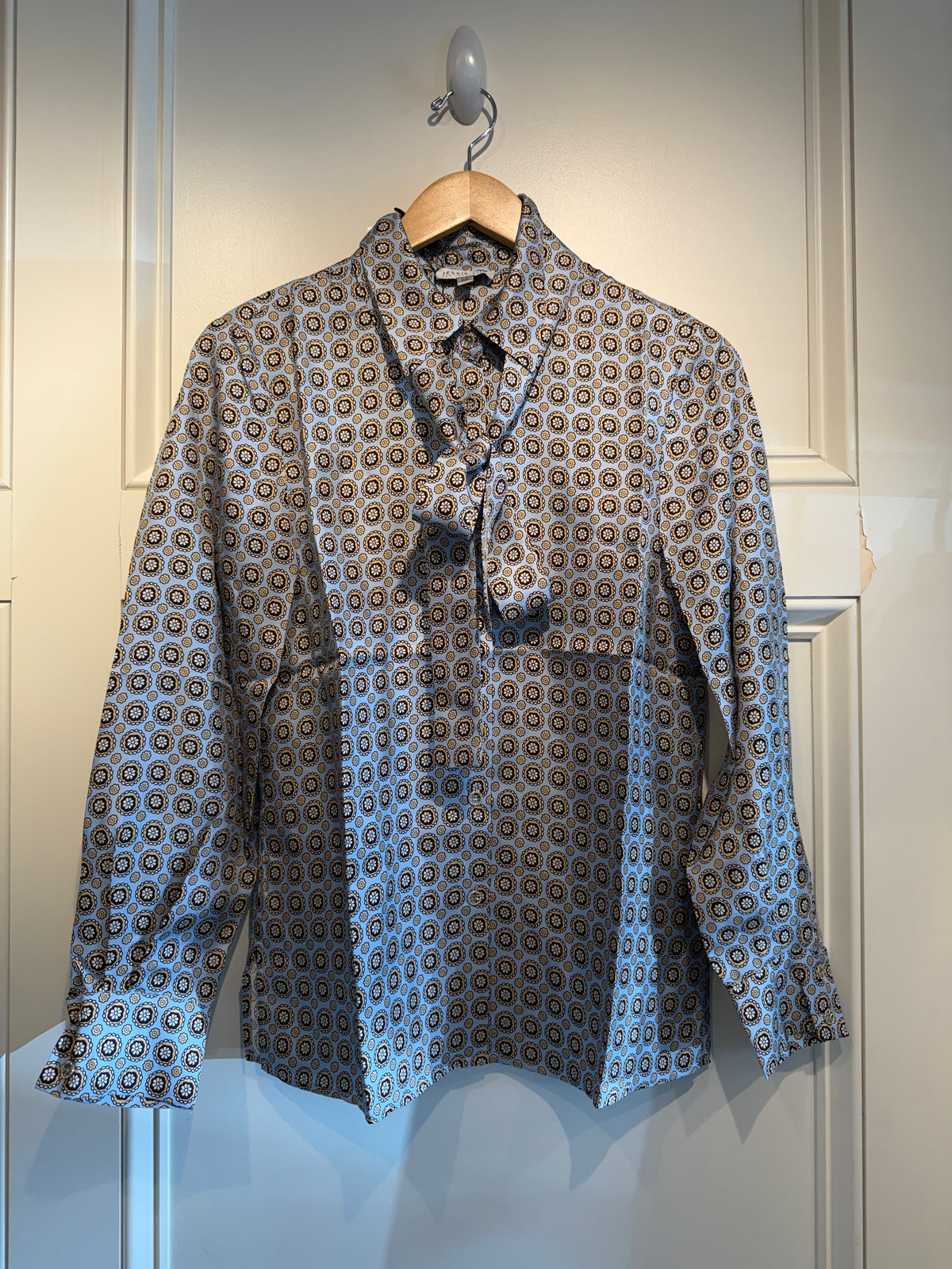 Jessie Liu Silk Twill Blouse With Tie