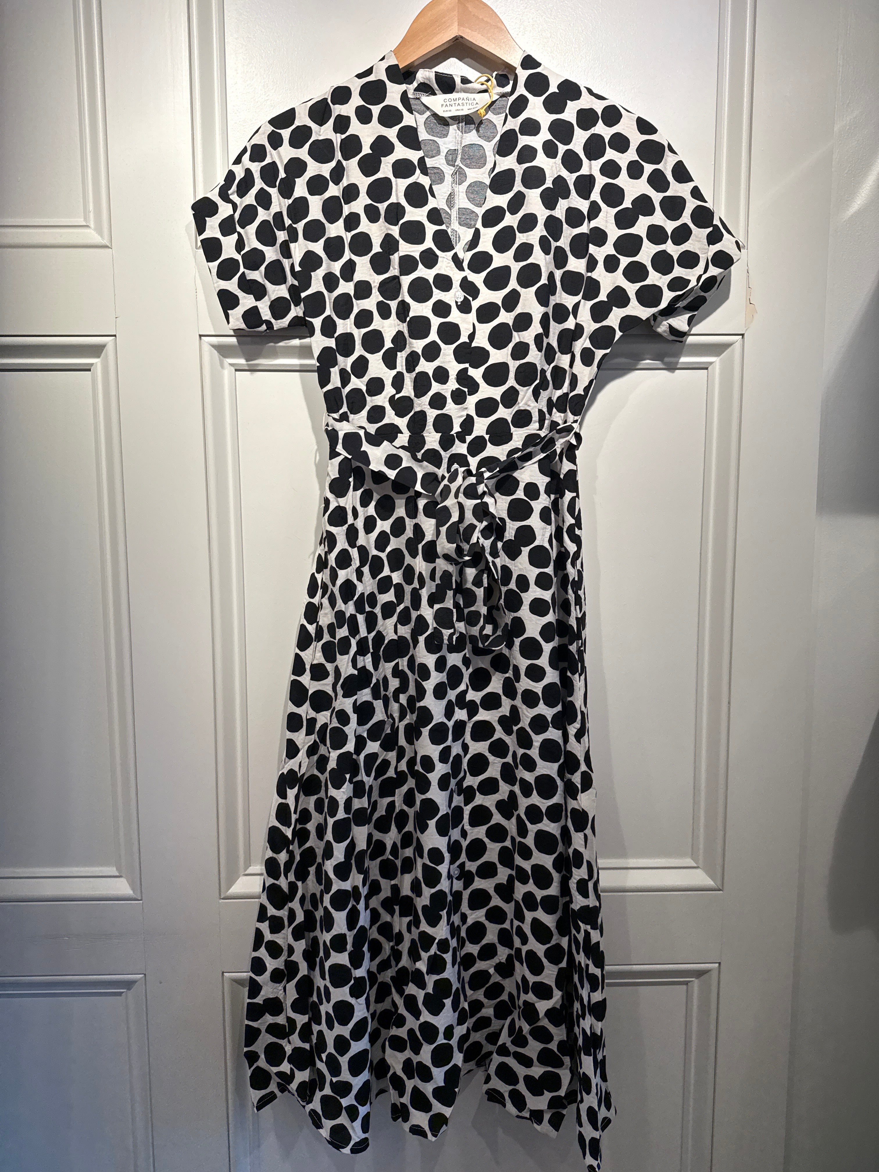 Compania Fantastica Polka Dot Dress