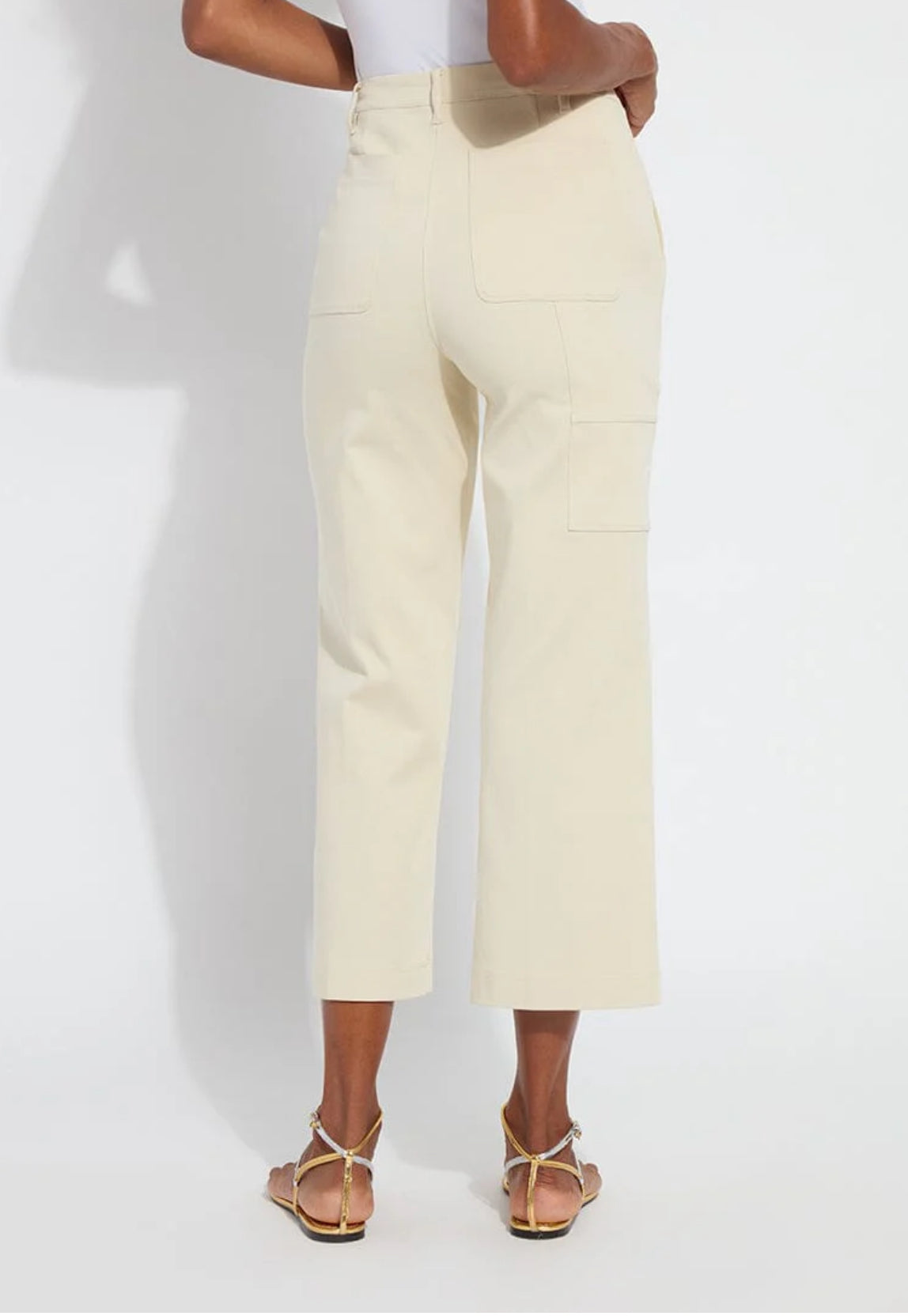 Lysse Pamela Wide Leg Cropped Cargo Pant