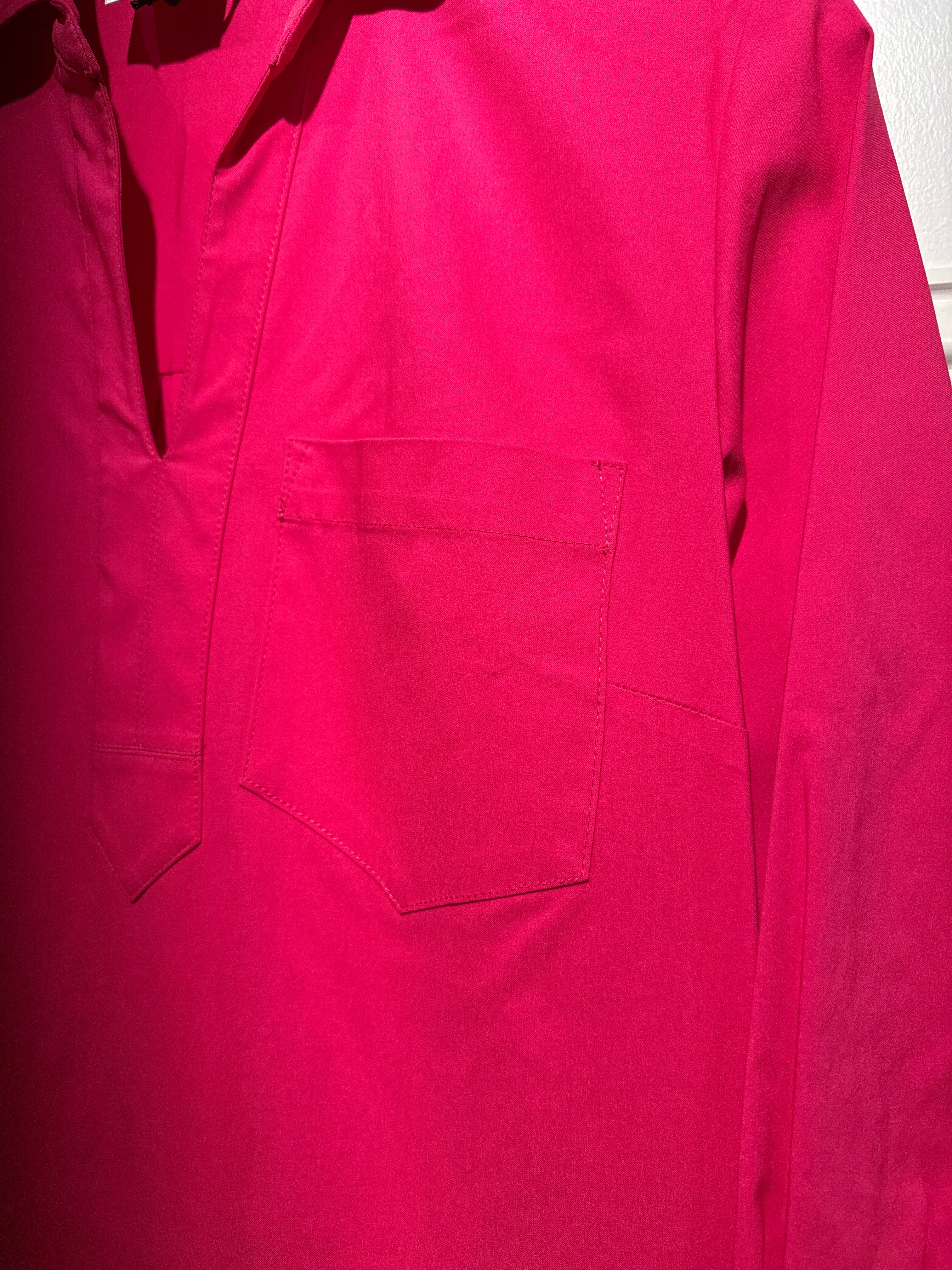 Finley Julia Popover Dress Fuschia