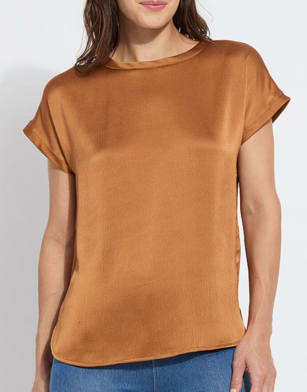 Lysse Miri Cap Sleeve Top Sugar Cane