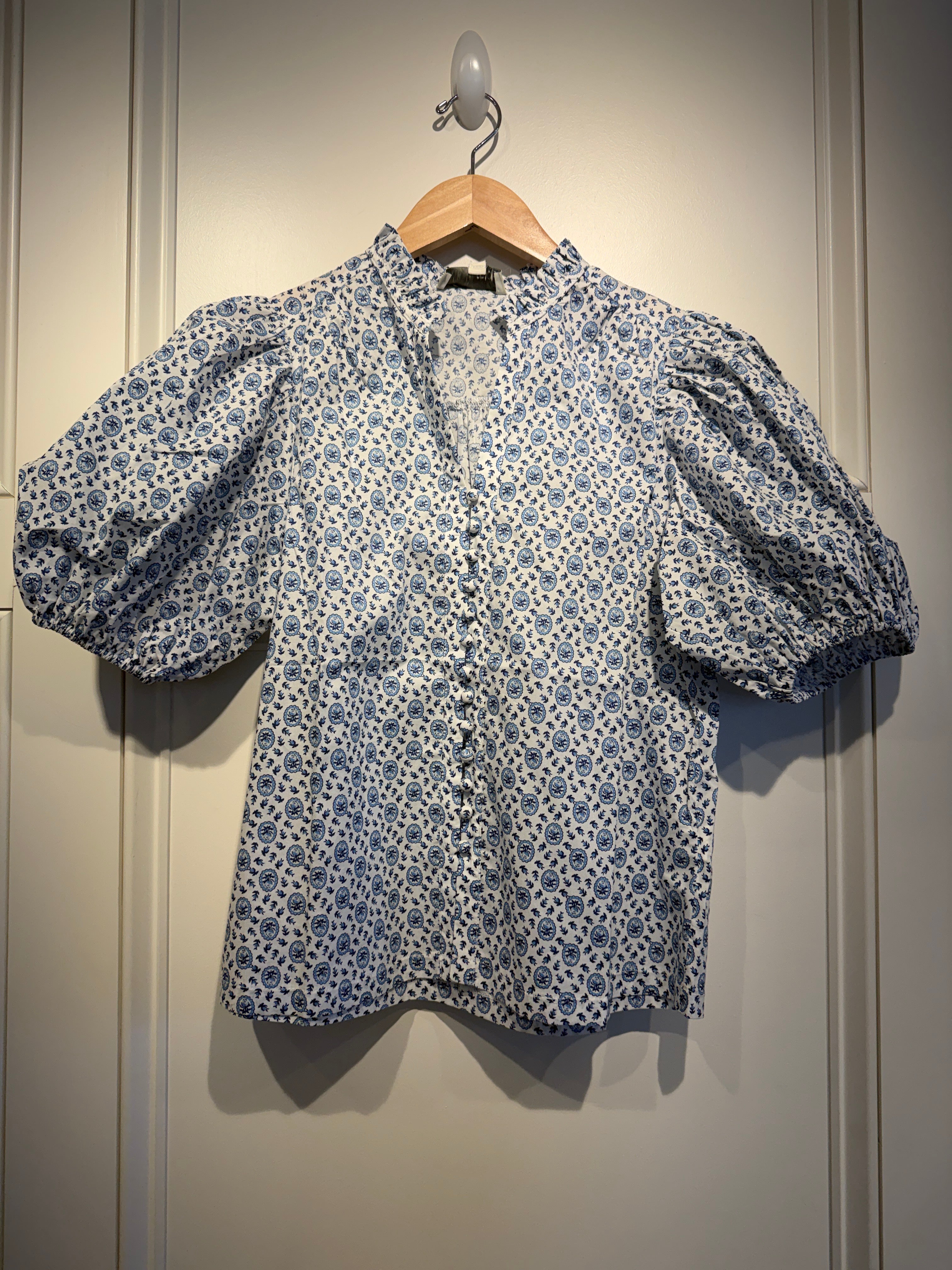 RR Blue Print Top