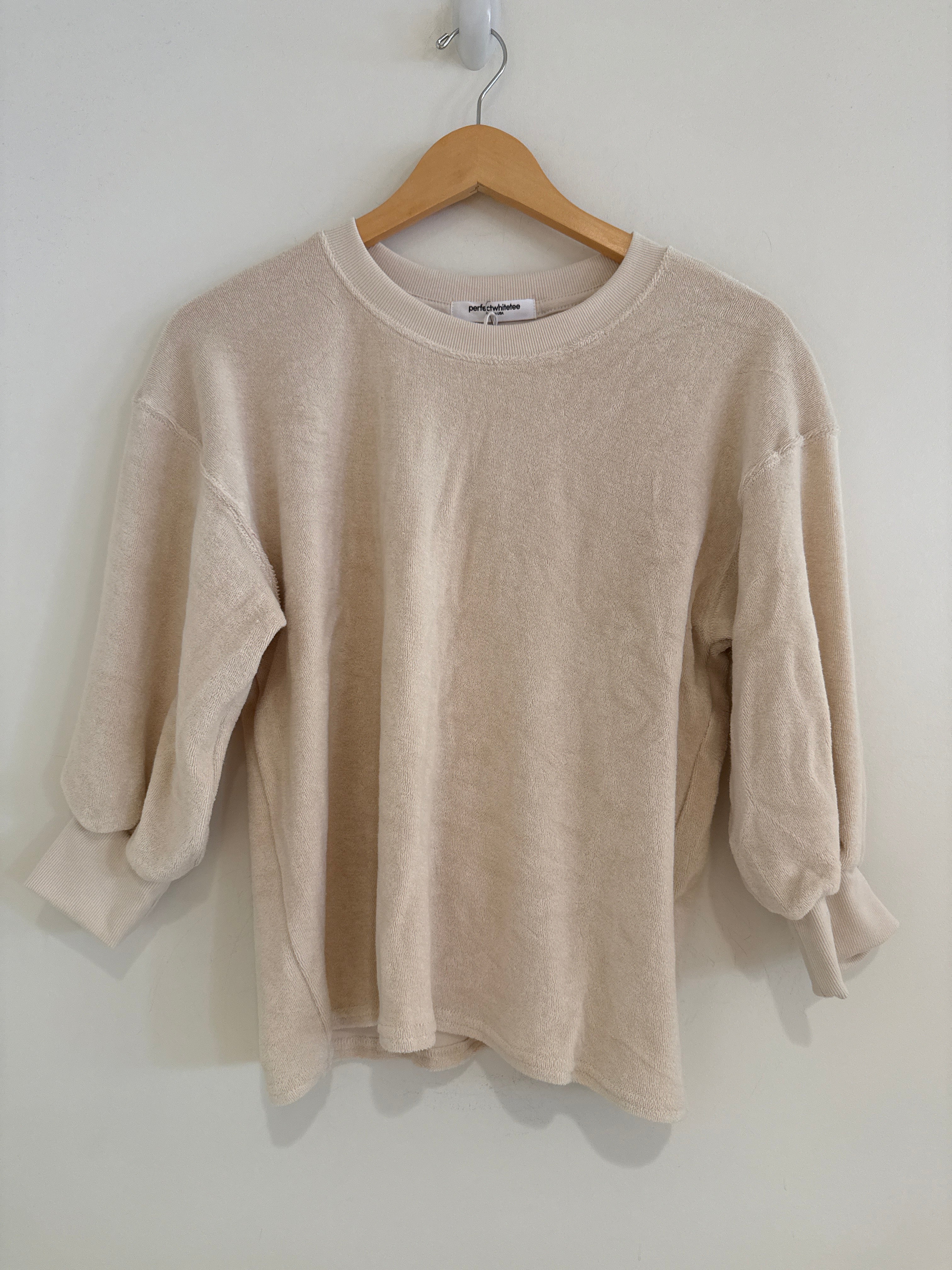 Perfect White Tee Roxy Terry Sweatshirt