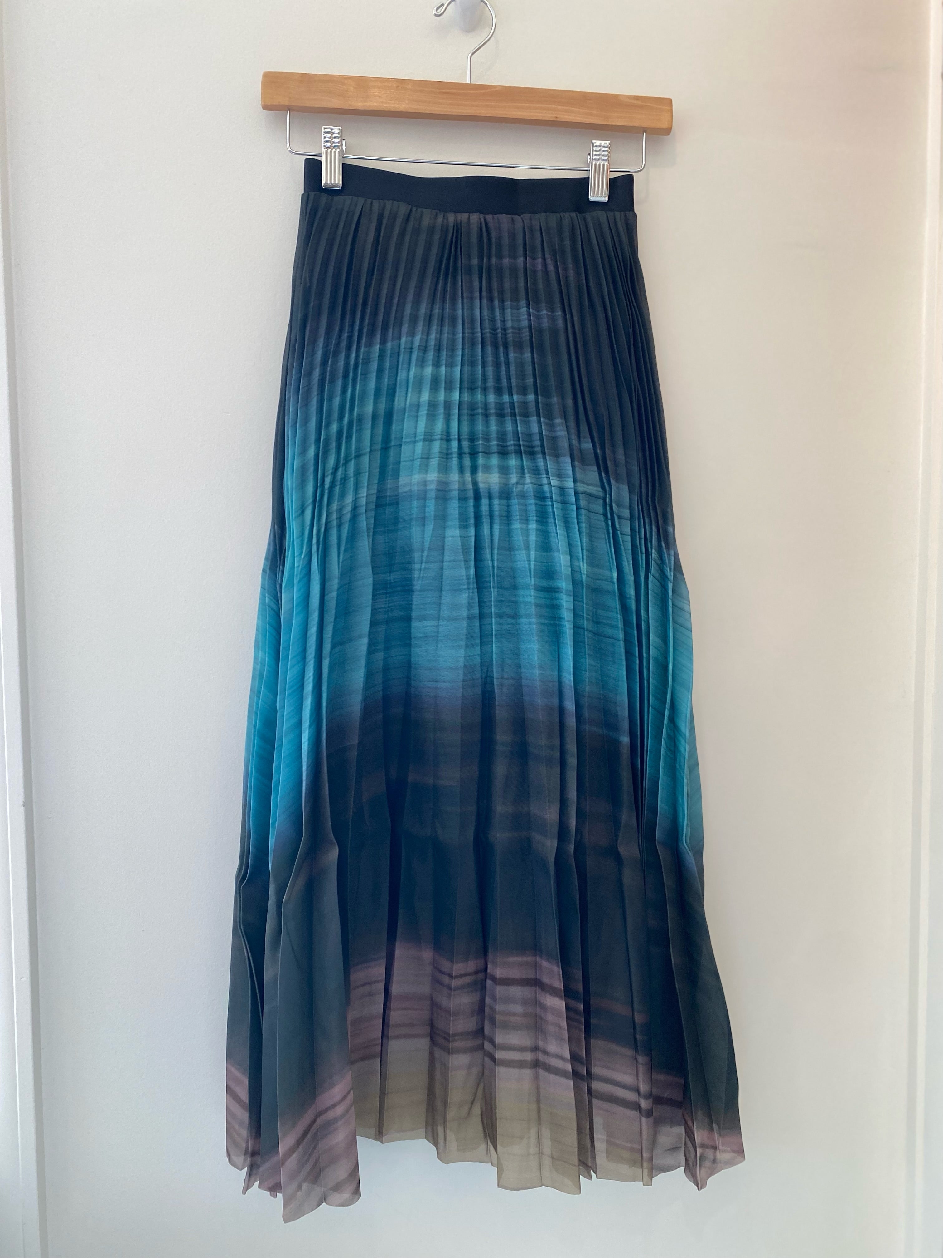 Zero Degrees Ombre Print Skirt