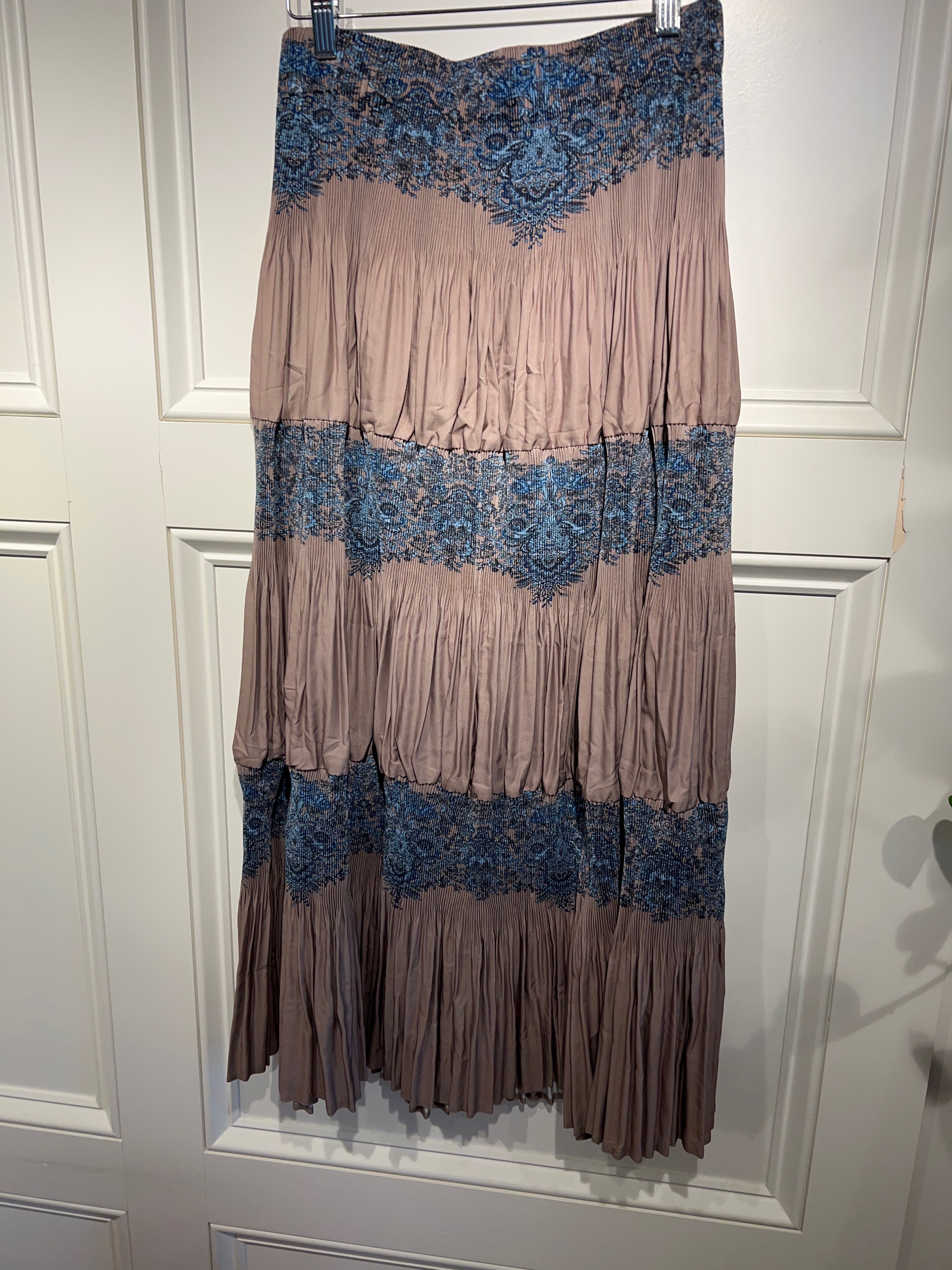 CA Pleated Midi Skirt